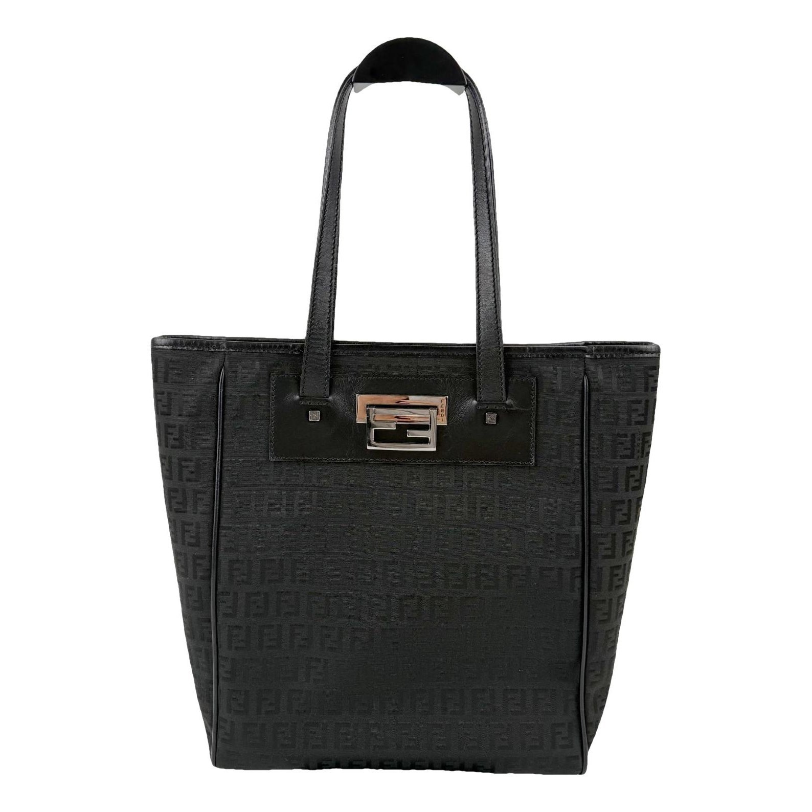 FF leather tote