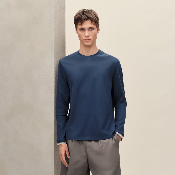Indigo "Sellier" T-shirt