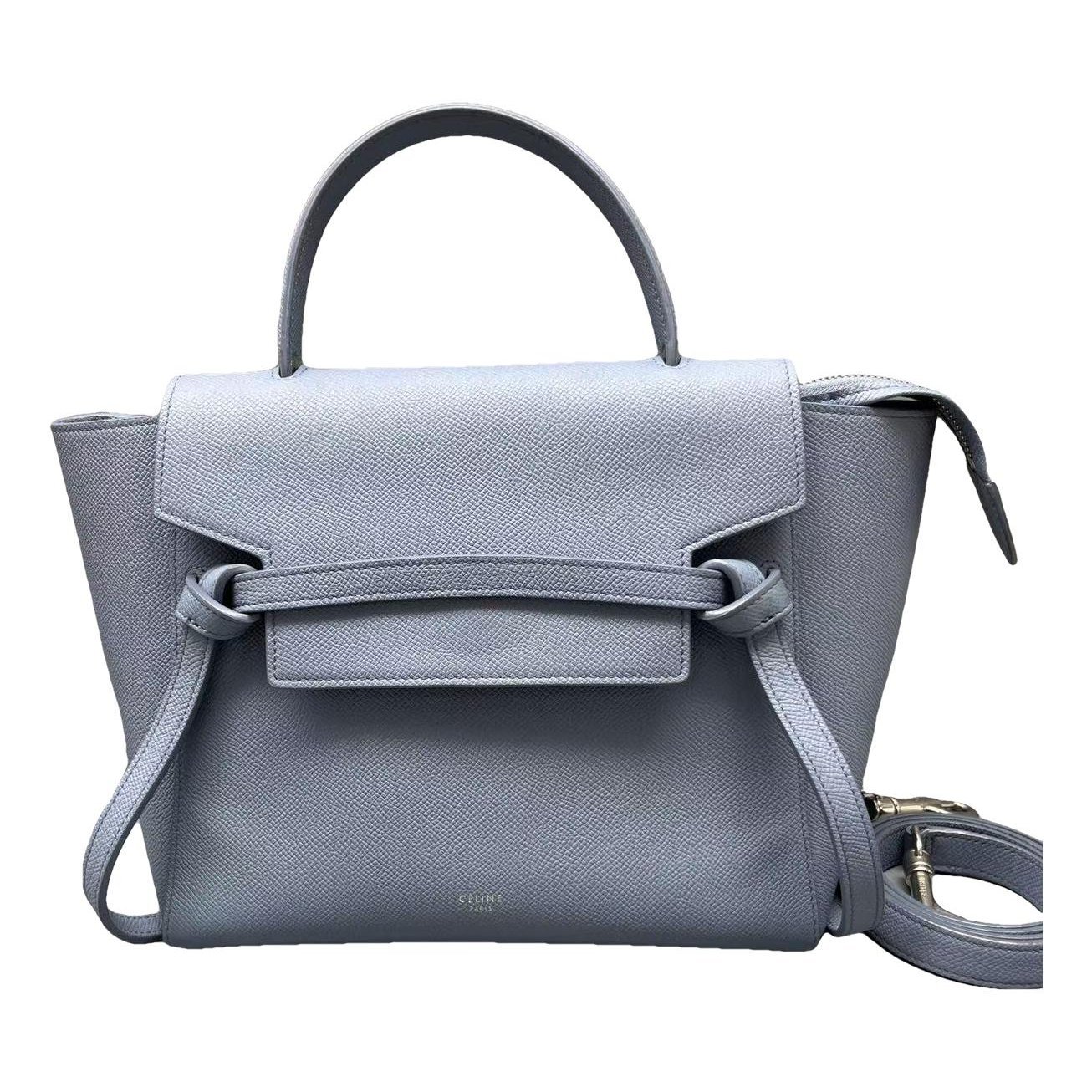 Belt leather crossbody bag