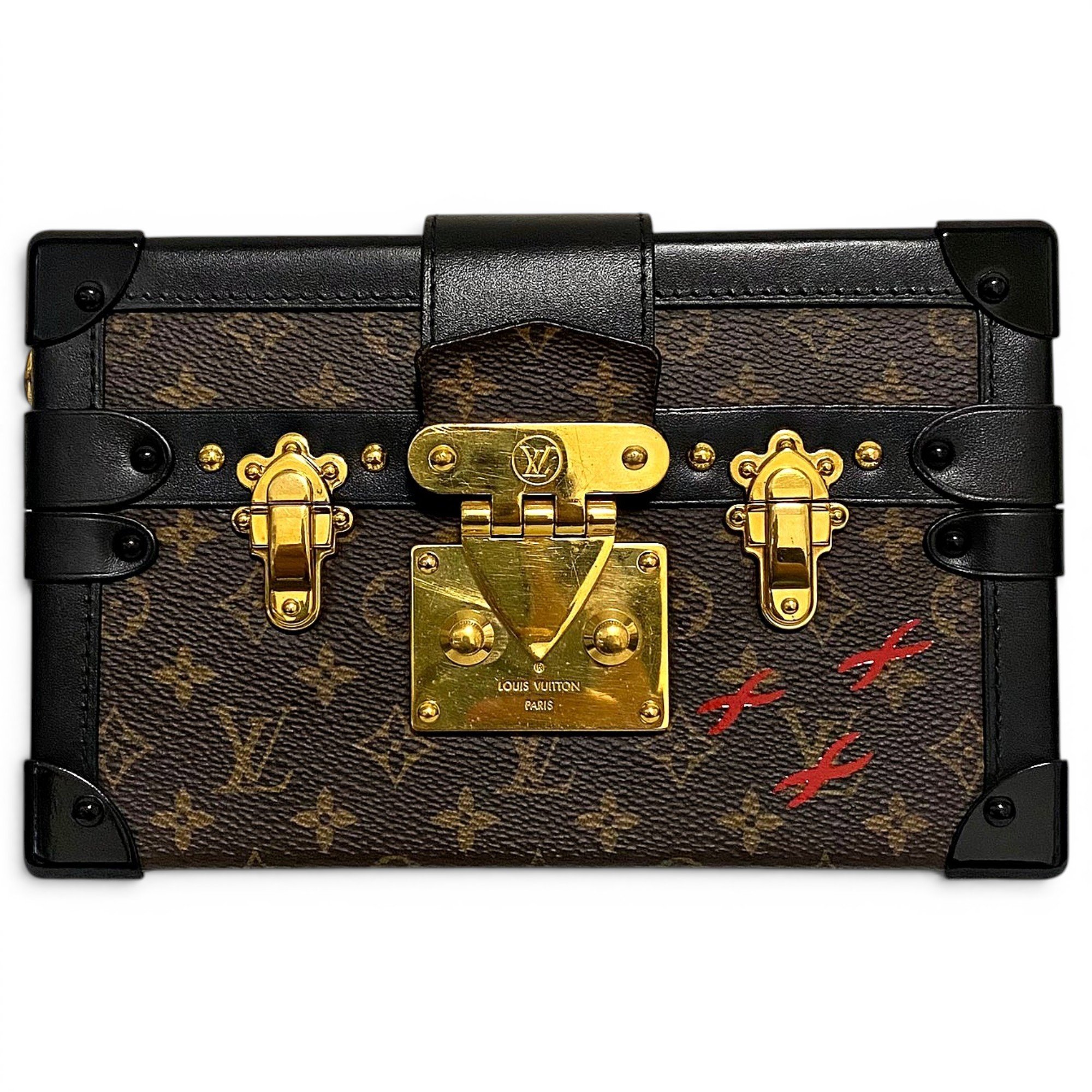 Petite Malle vegan leather handbag
