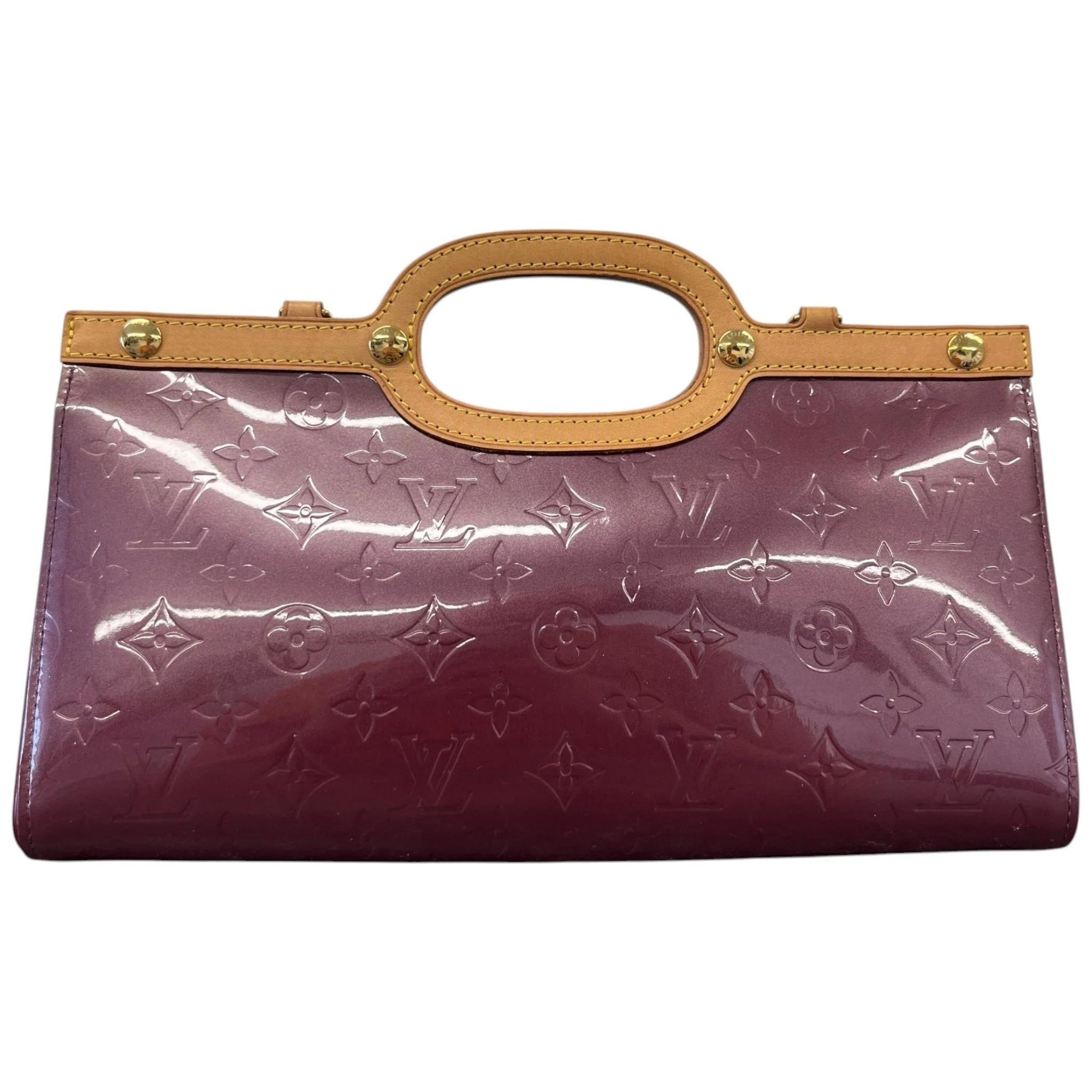 Patent leather handbag