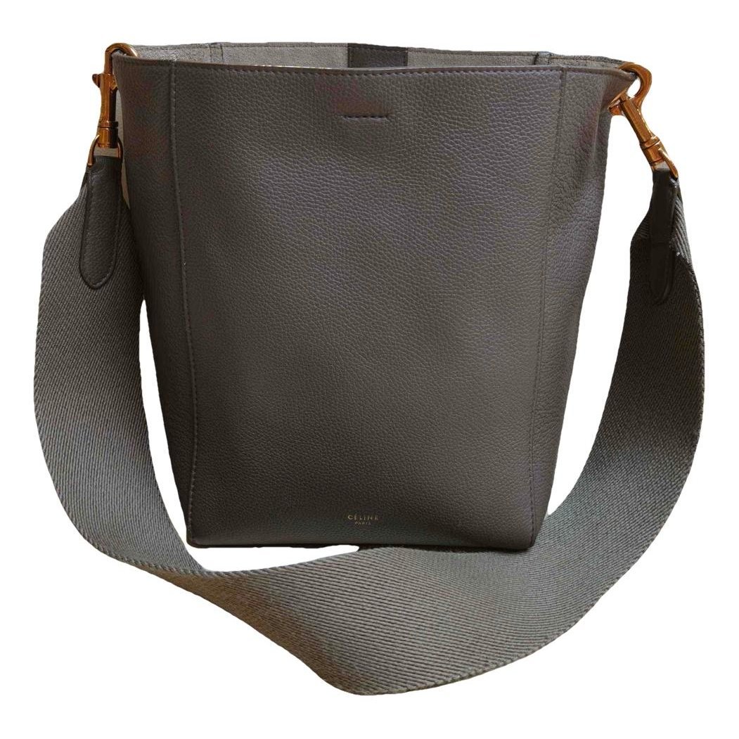 Seau Sangle leather tote