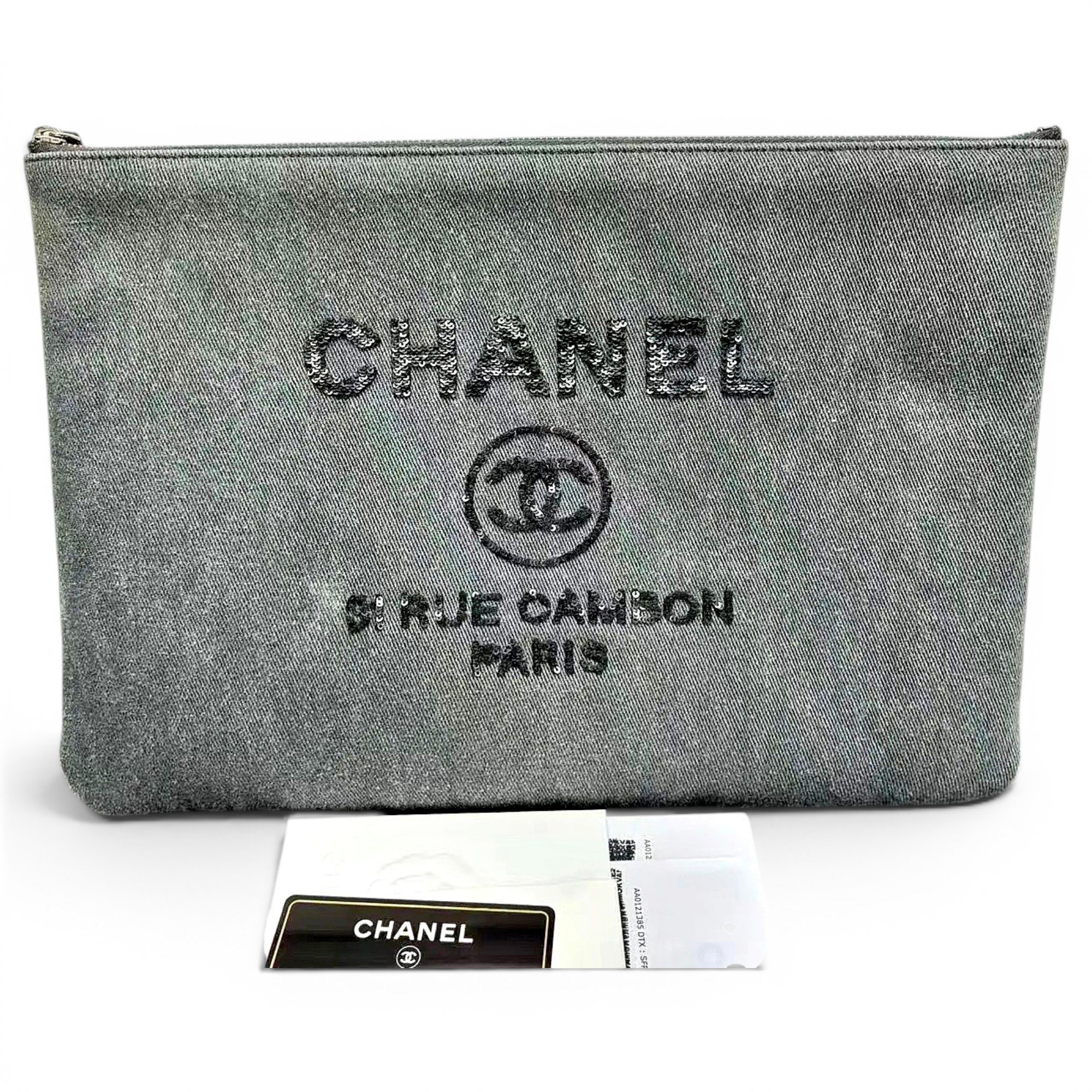 Deauville cloth clutch bag