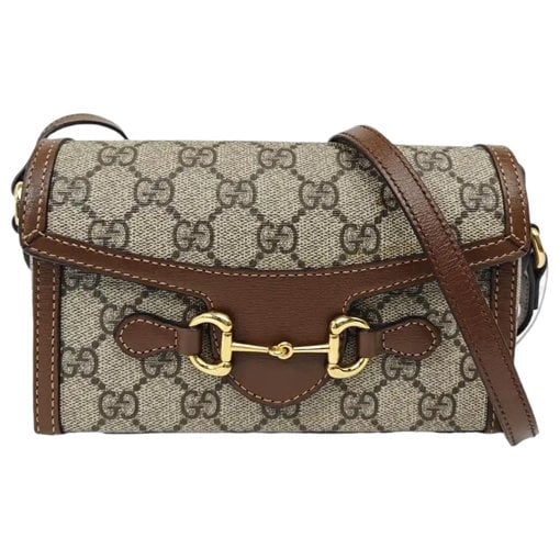 Handle Horsebit 1955 leather mini bag
