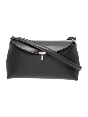 Leather T-Lock Clutch Mini