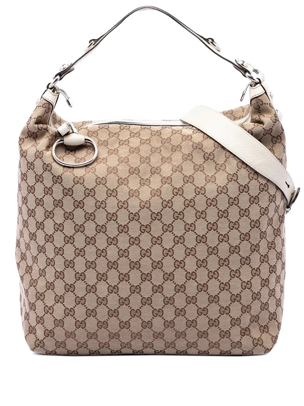 2016-2026 GG Canvas Icon Bit Hobo satchel