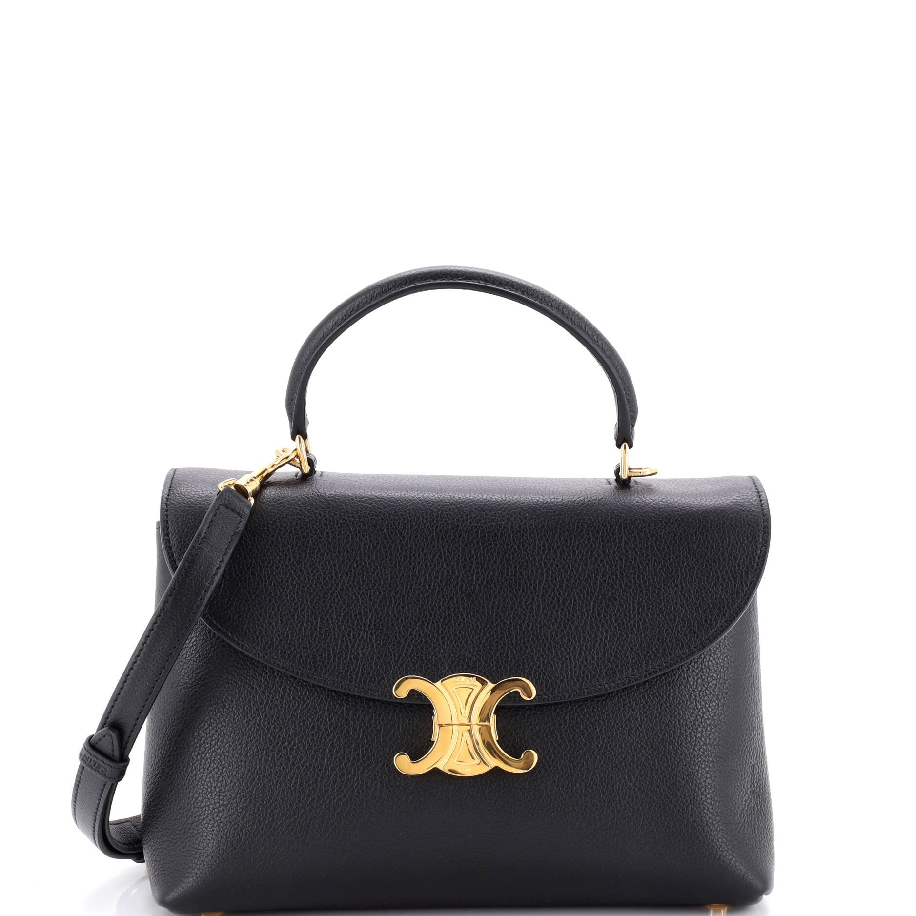 Nino Top Handle Bag Leather Medium