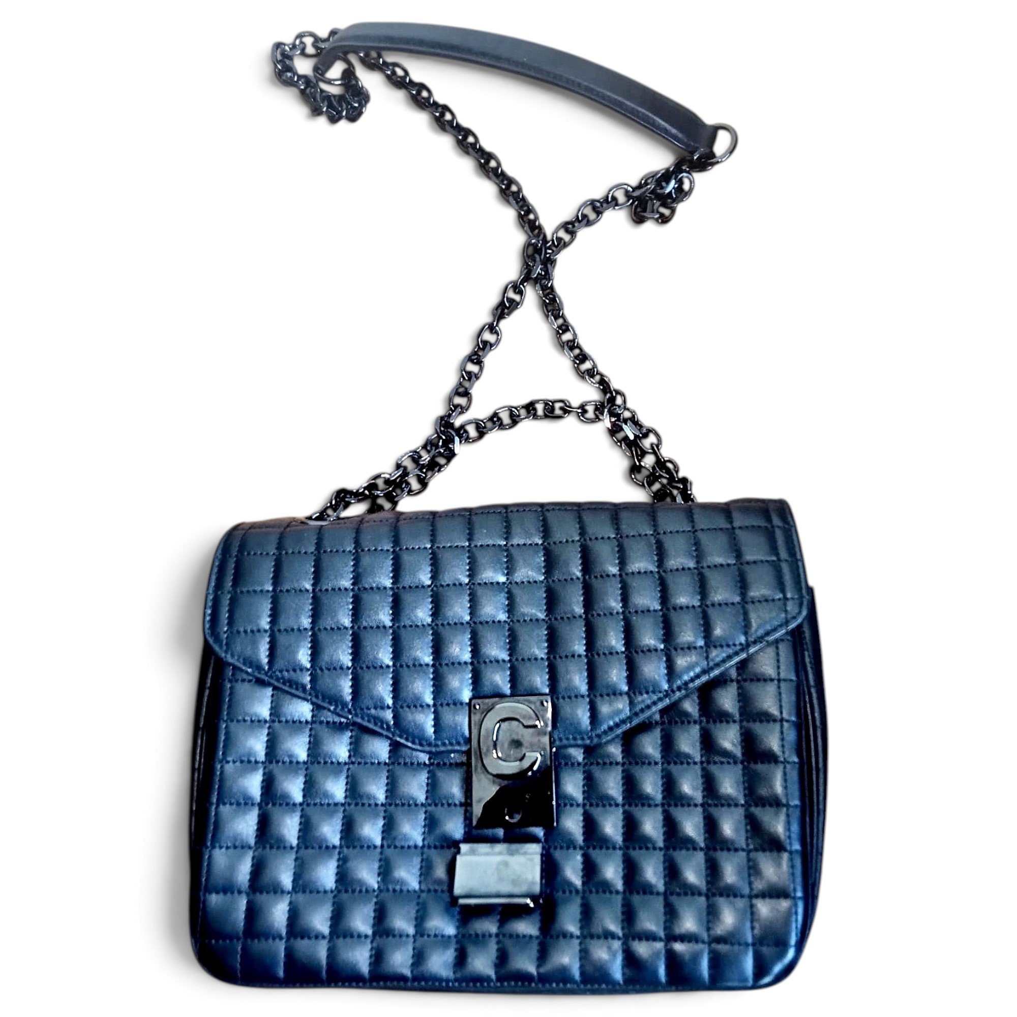 C bag leather handbag