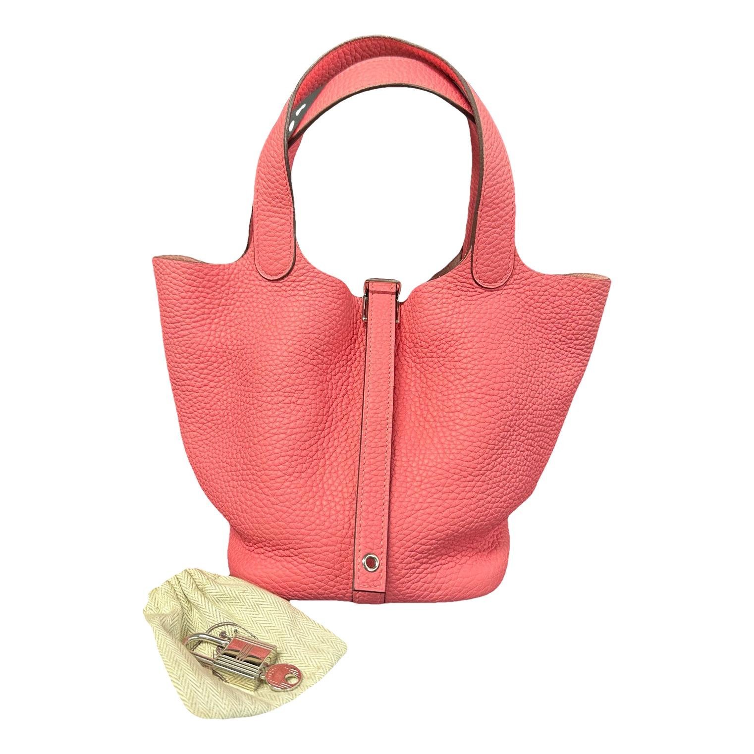 Picotin vegan leather tote