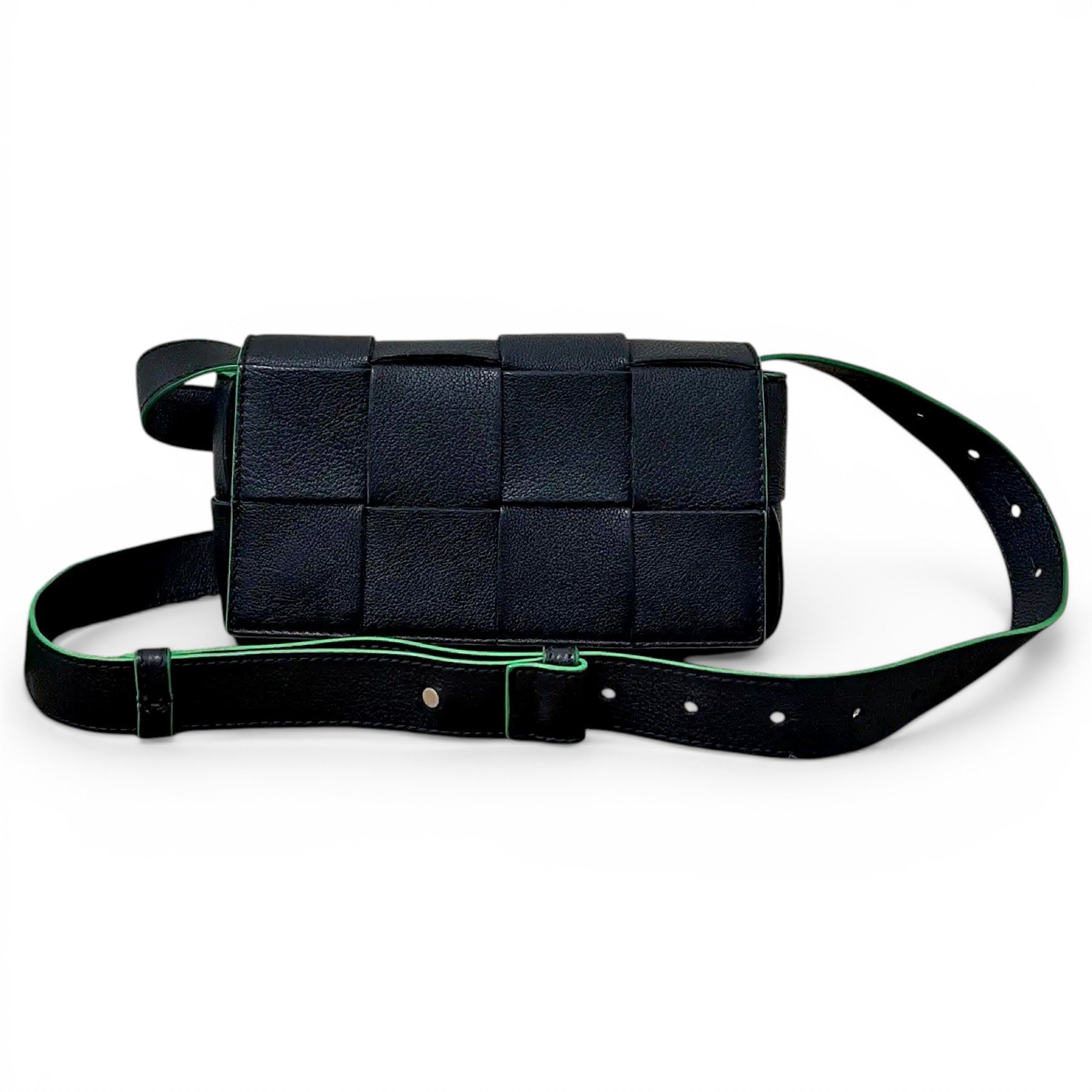 Cassette leather crossbody bag