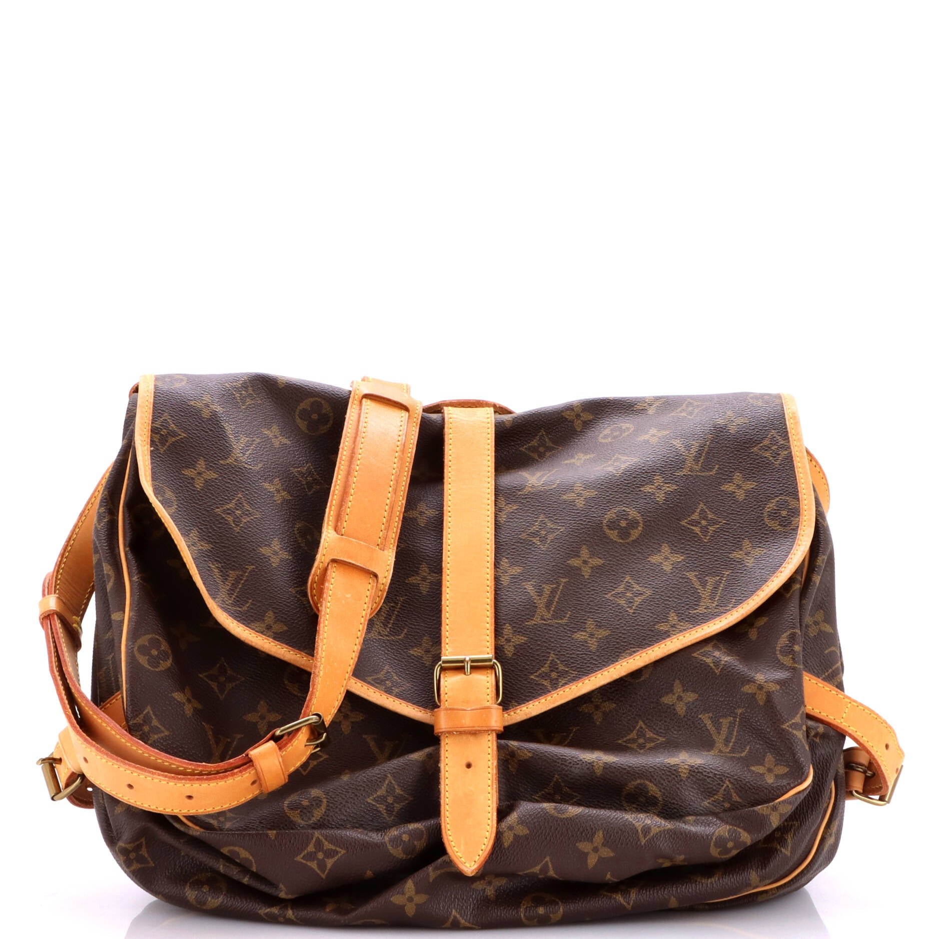 Saumur Handbag Monogram Canvas 35