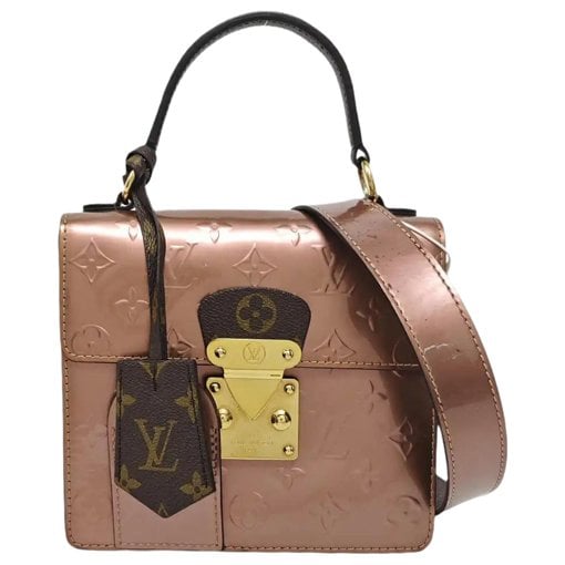 Spring street patent leather handbag