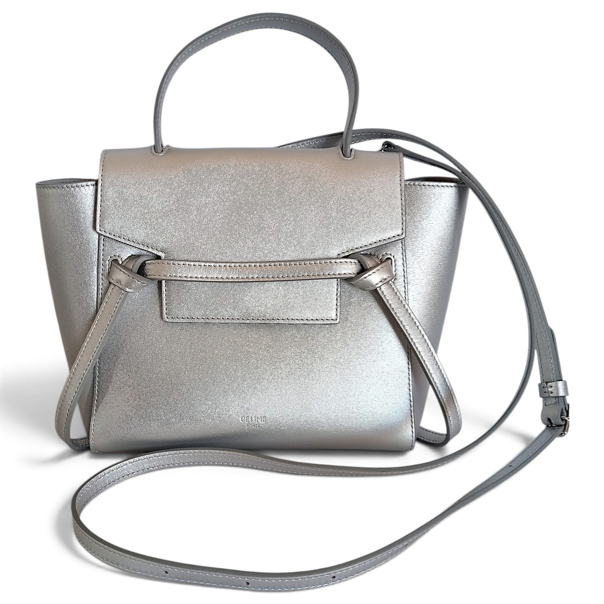 Belt leather handbag