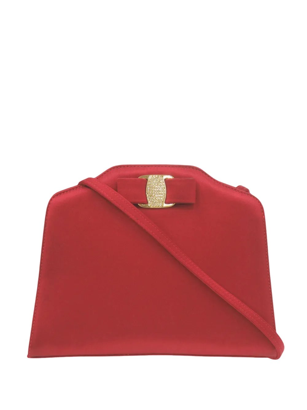 1980-1990 Satin Vara Bow crossbody bag