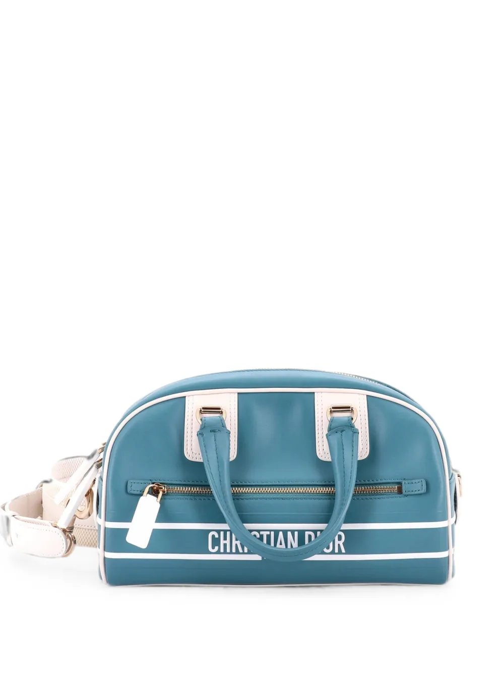 Vibe Zip Bowling Bag Leather Small handbag