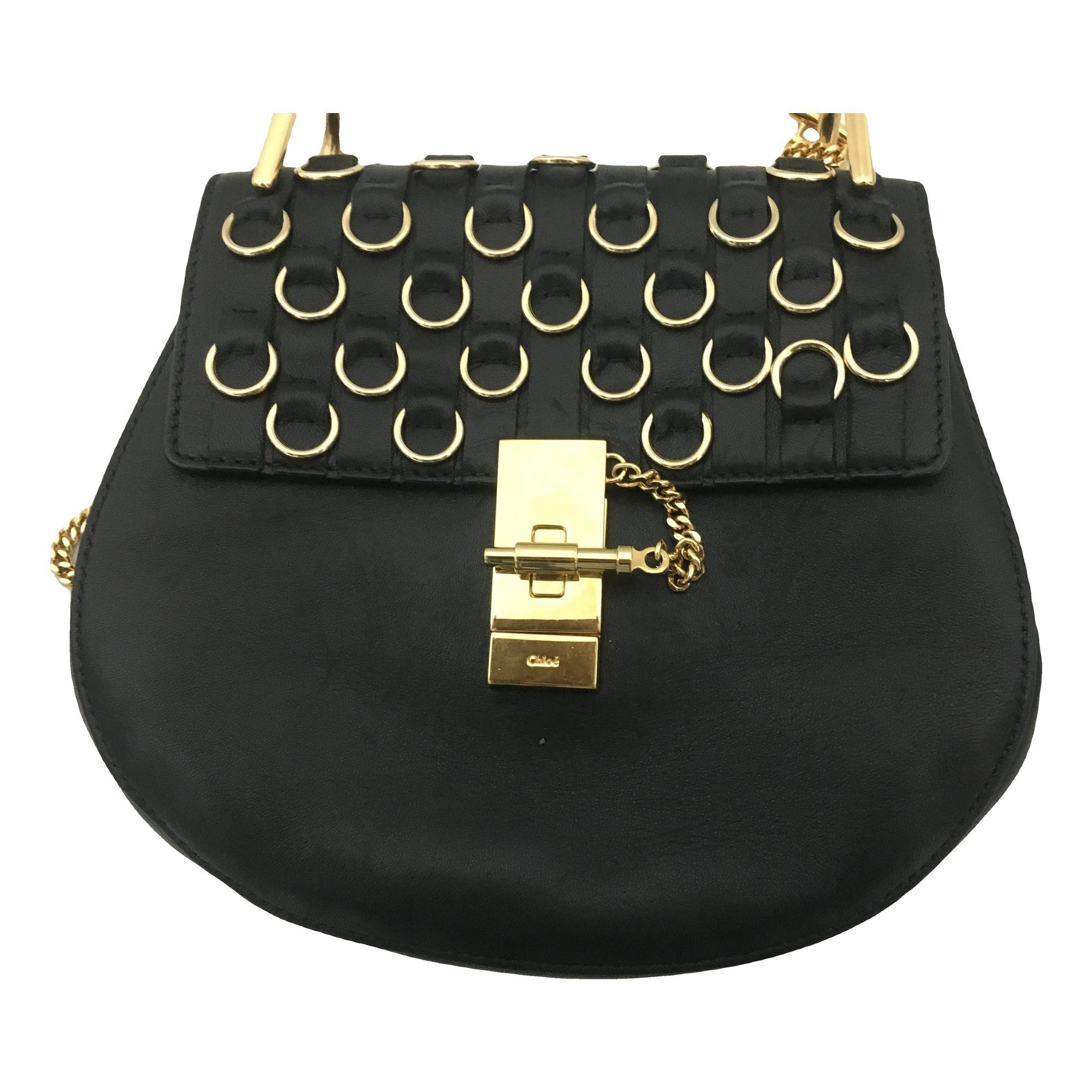 Drew leather crossbody bag