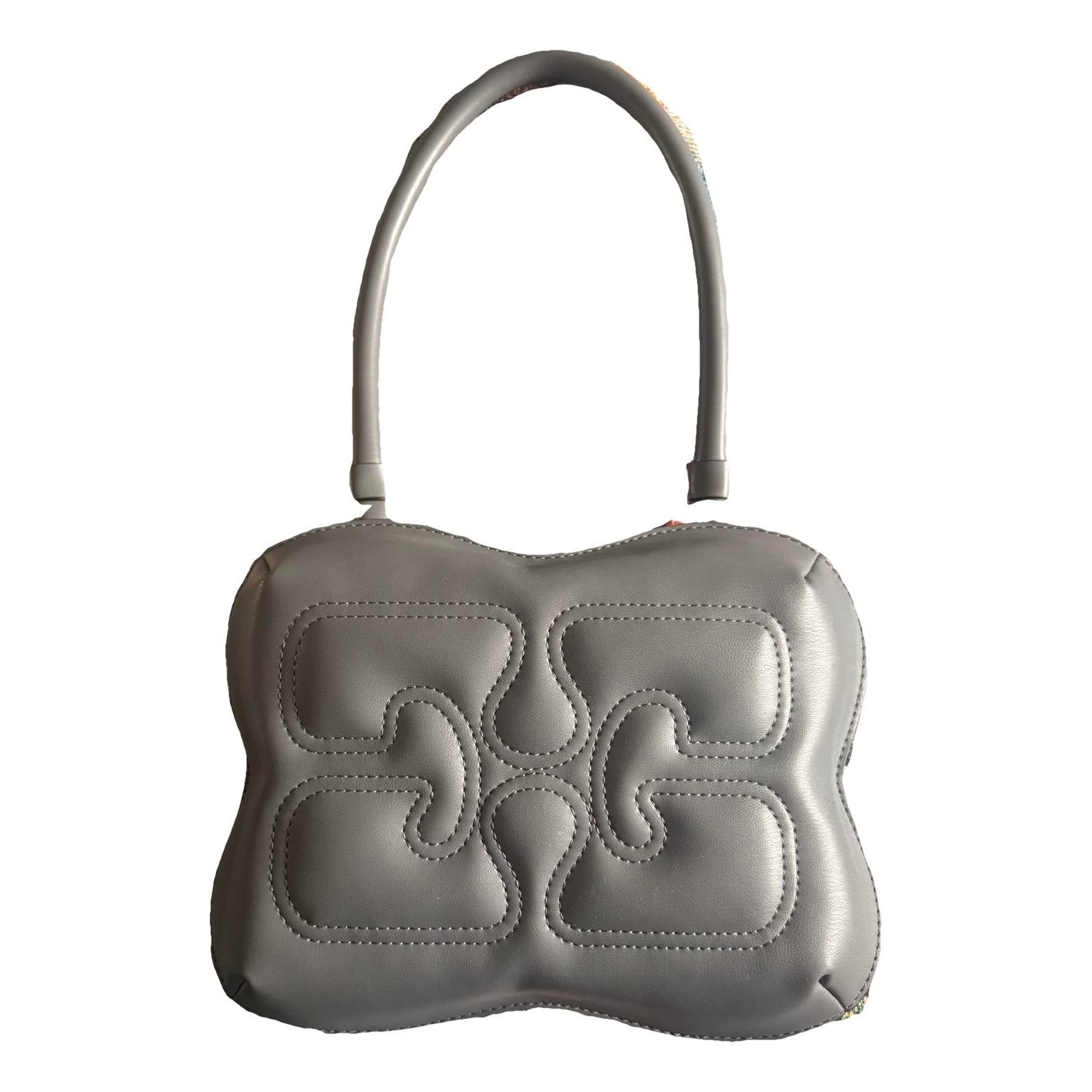 Butterfly leather handbag