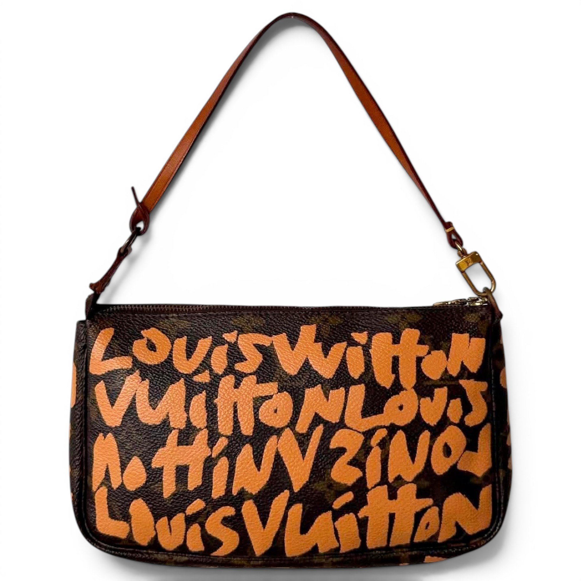 Pochette Accessoire leather handbag