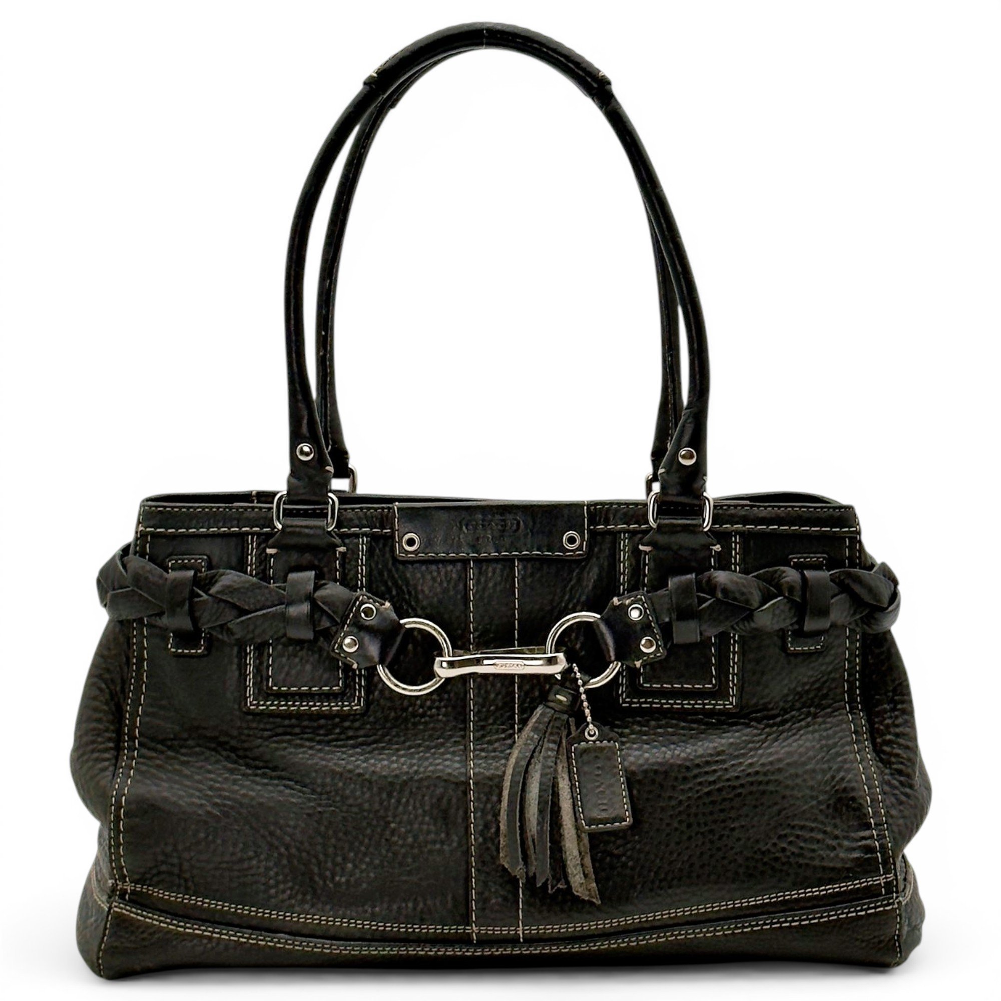 Hamilton Hobo leather handbag