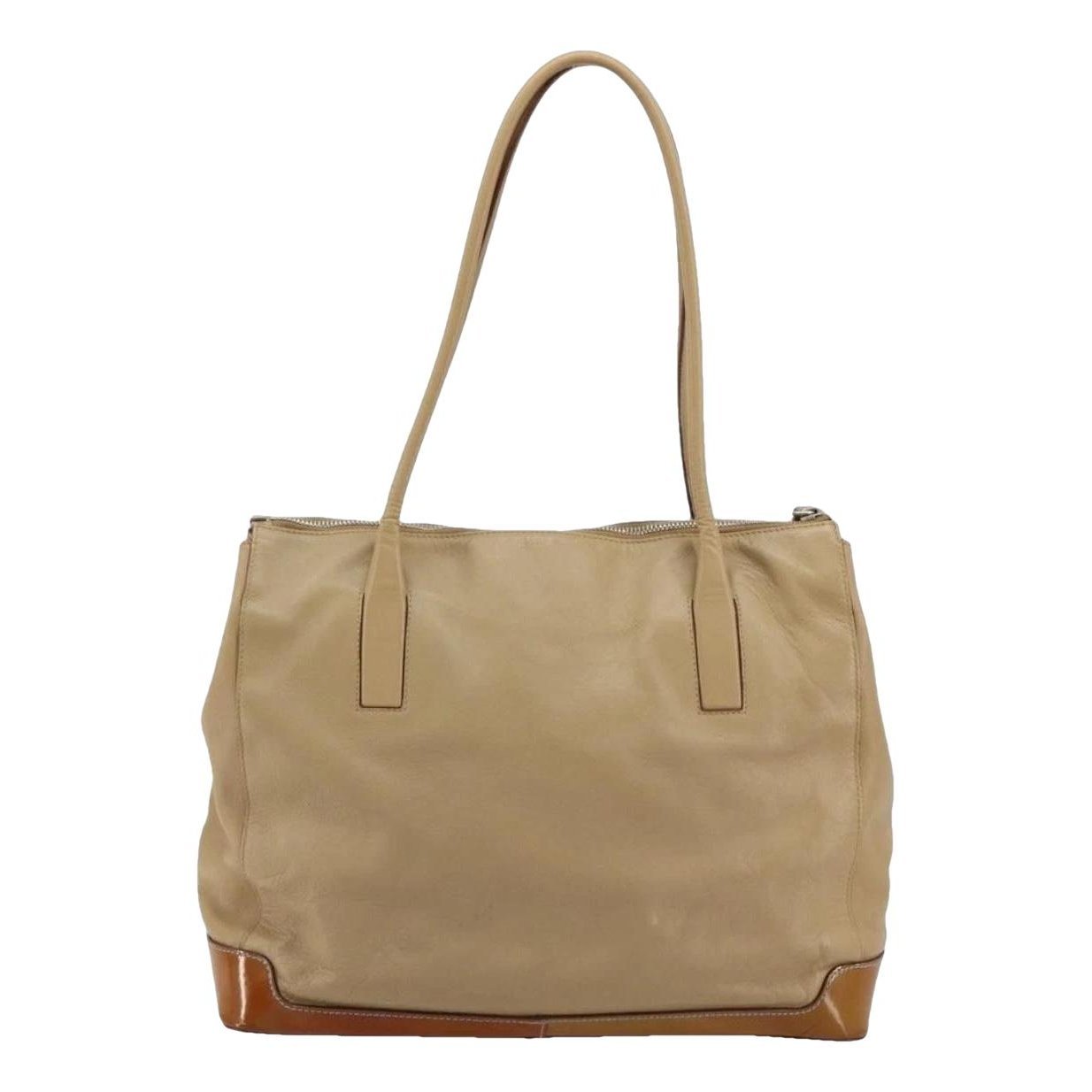 Leather tote