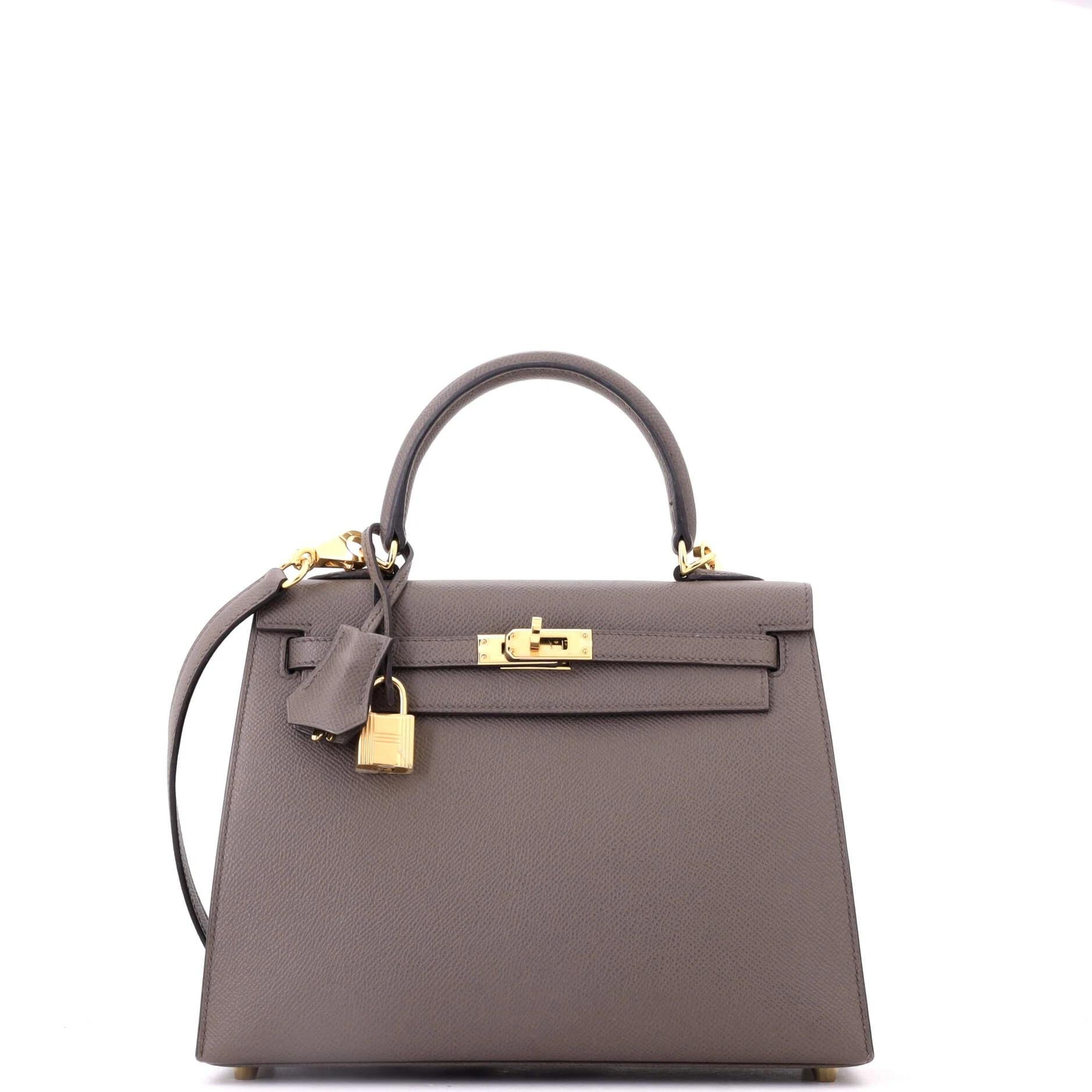 Kelly 25 leather handbag