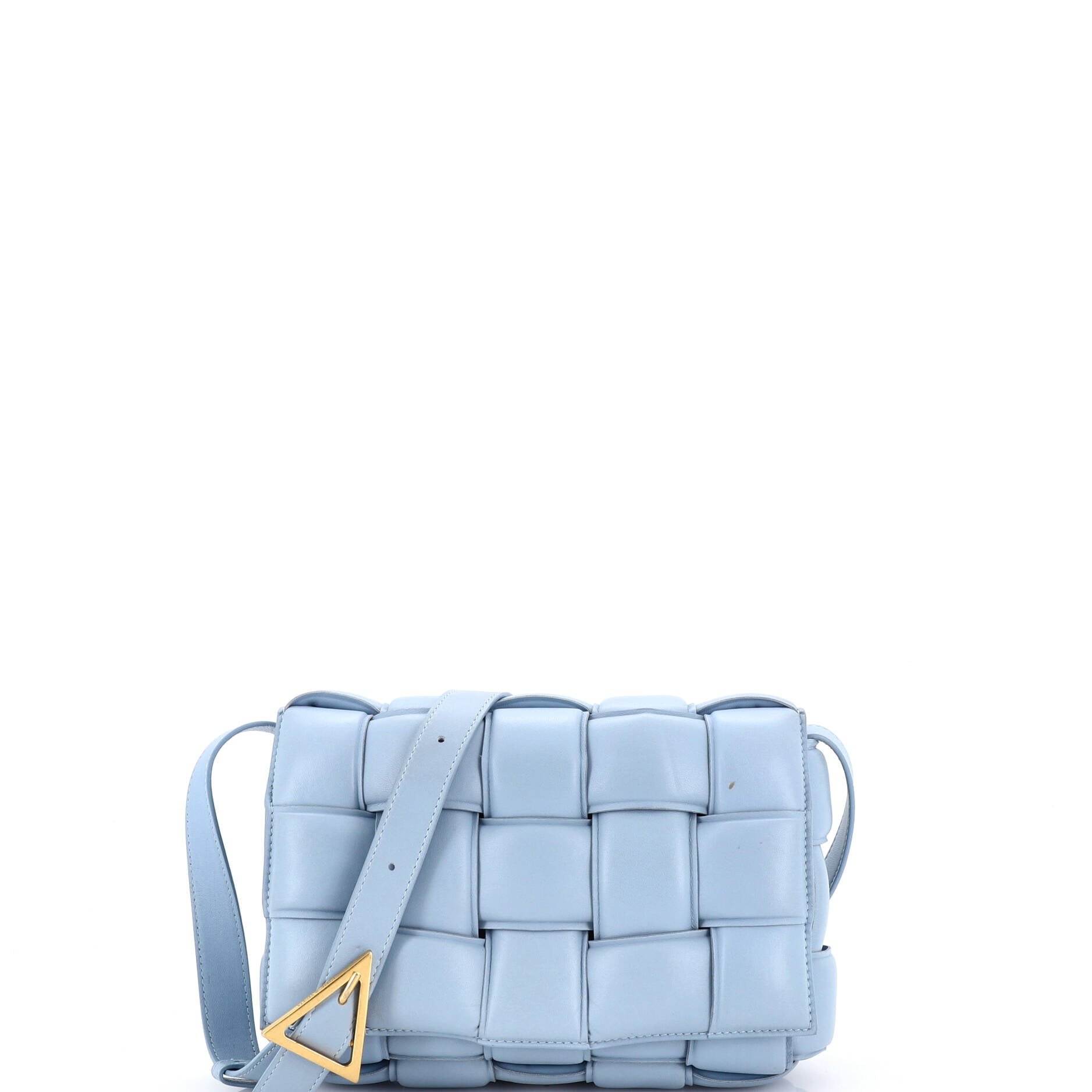 Bottega Veneta Cassette Crossbody Bag Padded Maxi Intrecciato Leather Small