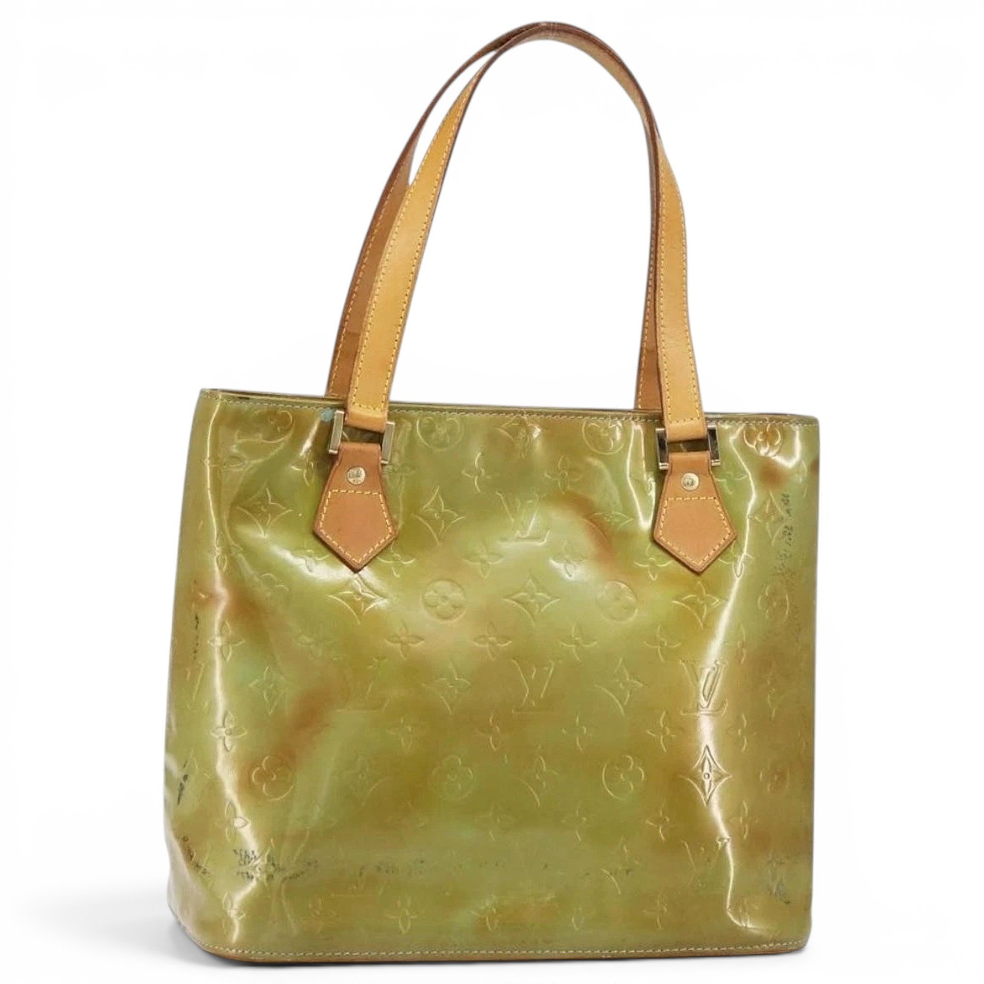 Houston patent leather handbag