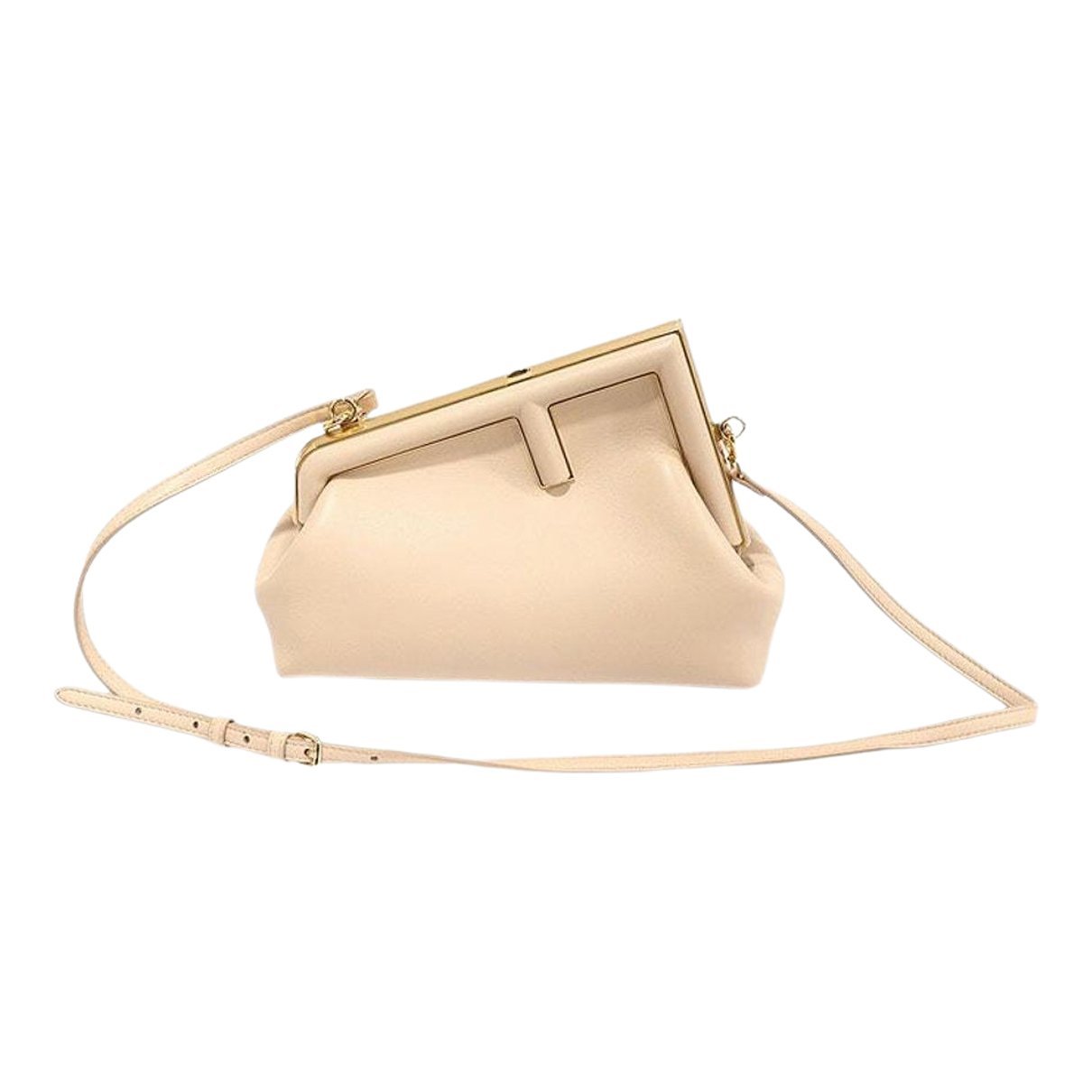 Leather clutch bag