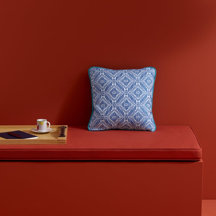 Galet H Losange Outdoor Pillow