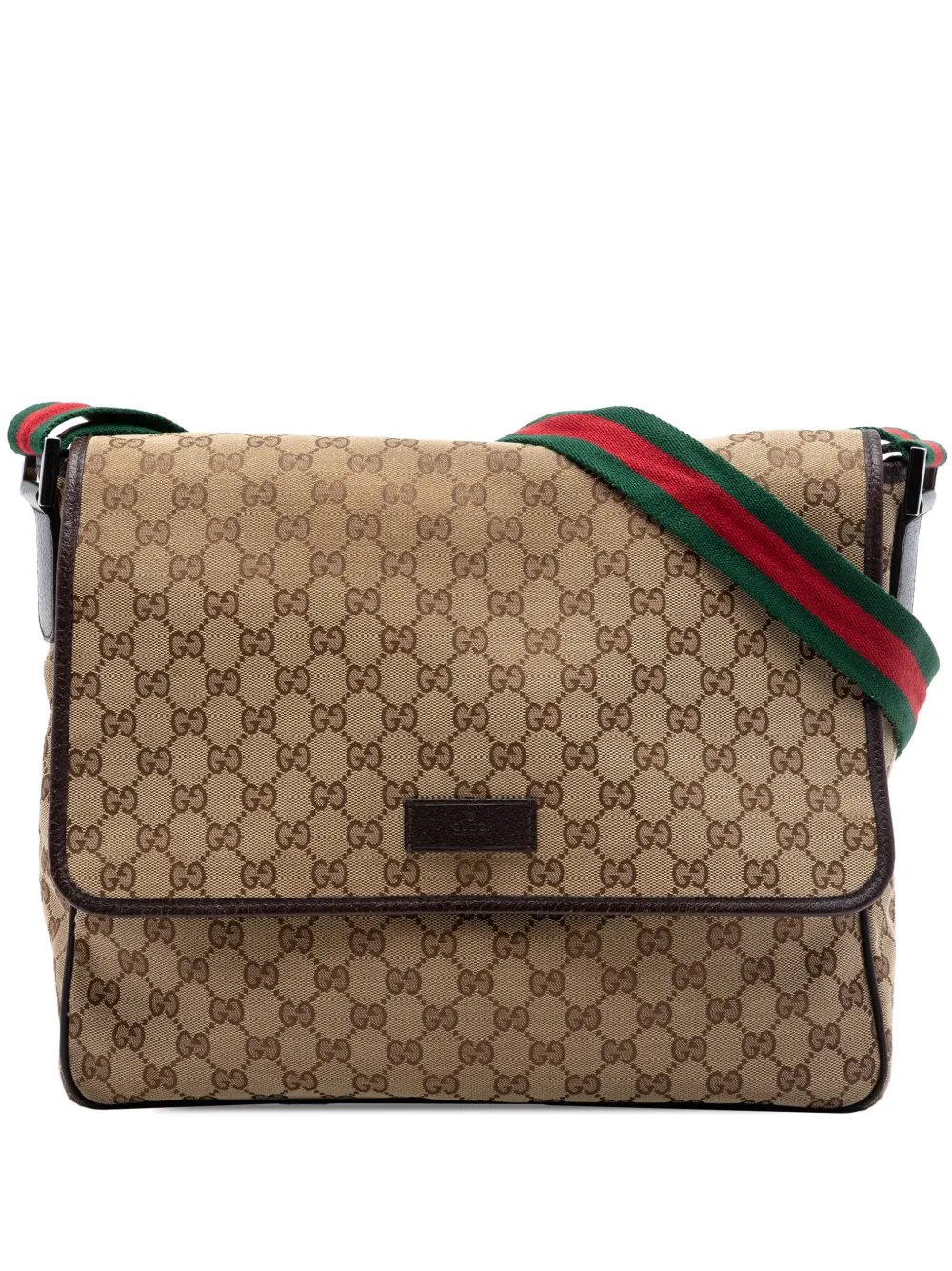 2016-2026 GG Canvas Web Flap Messenger Bag crossbody bag