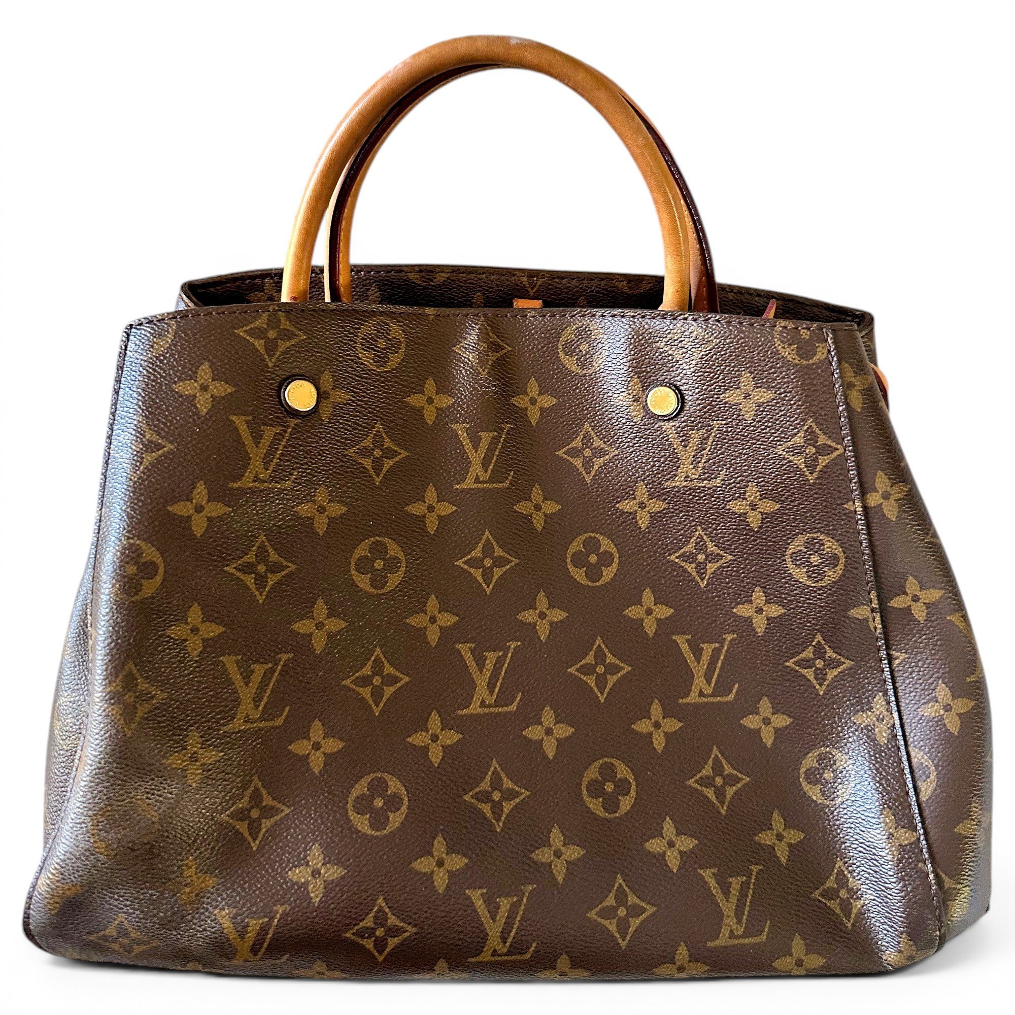 Louis Vuitton Montaigne leather handbag