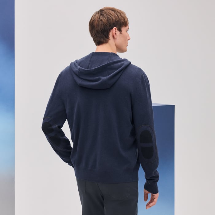 Océan Cashmere "Maillon Chaine d'Ancre" Hooded Jacket
