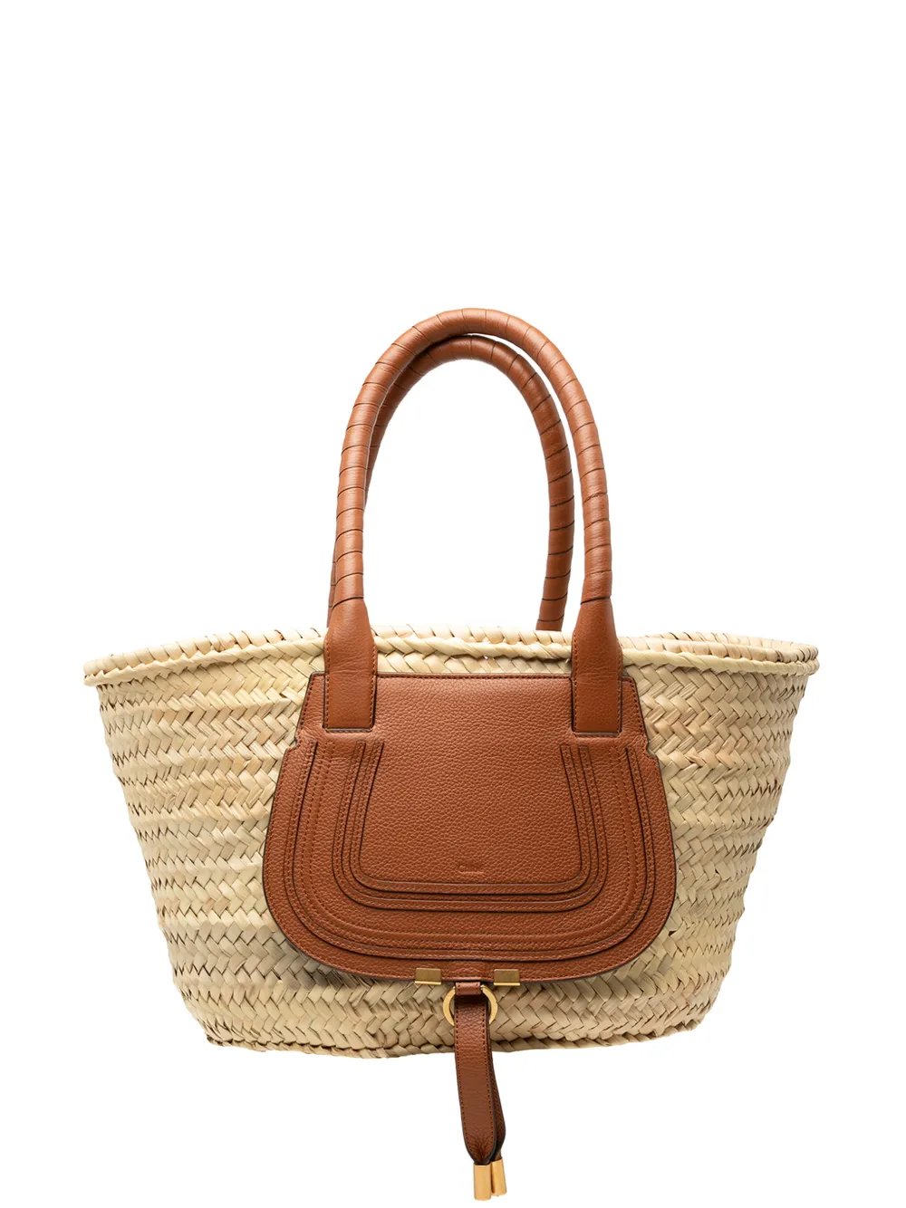 2010-2026 Medium Raffia Marcie Basket tote bag