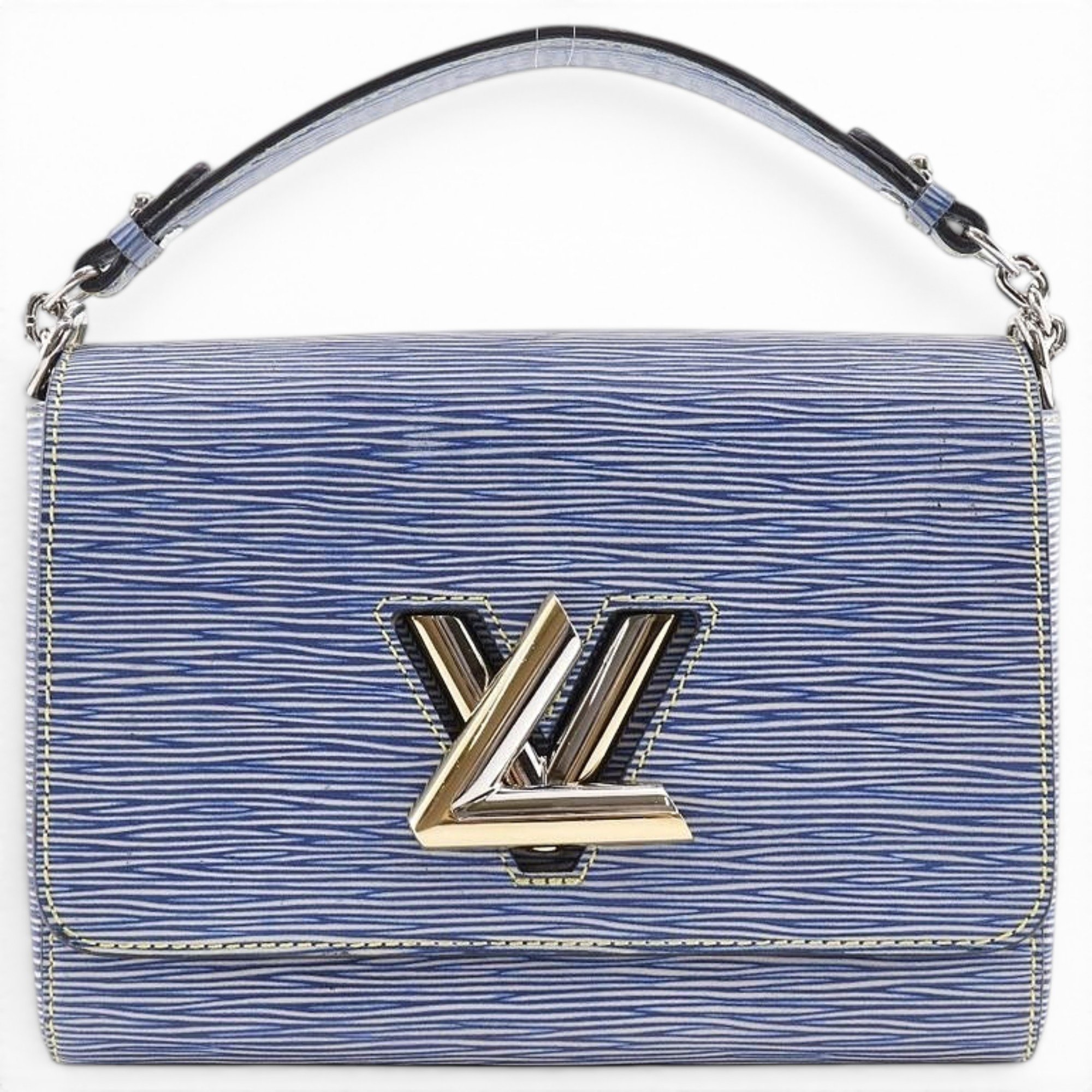 Twist leather crossbody bag