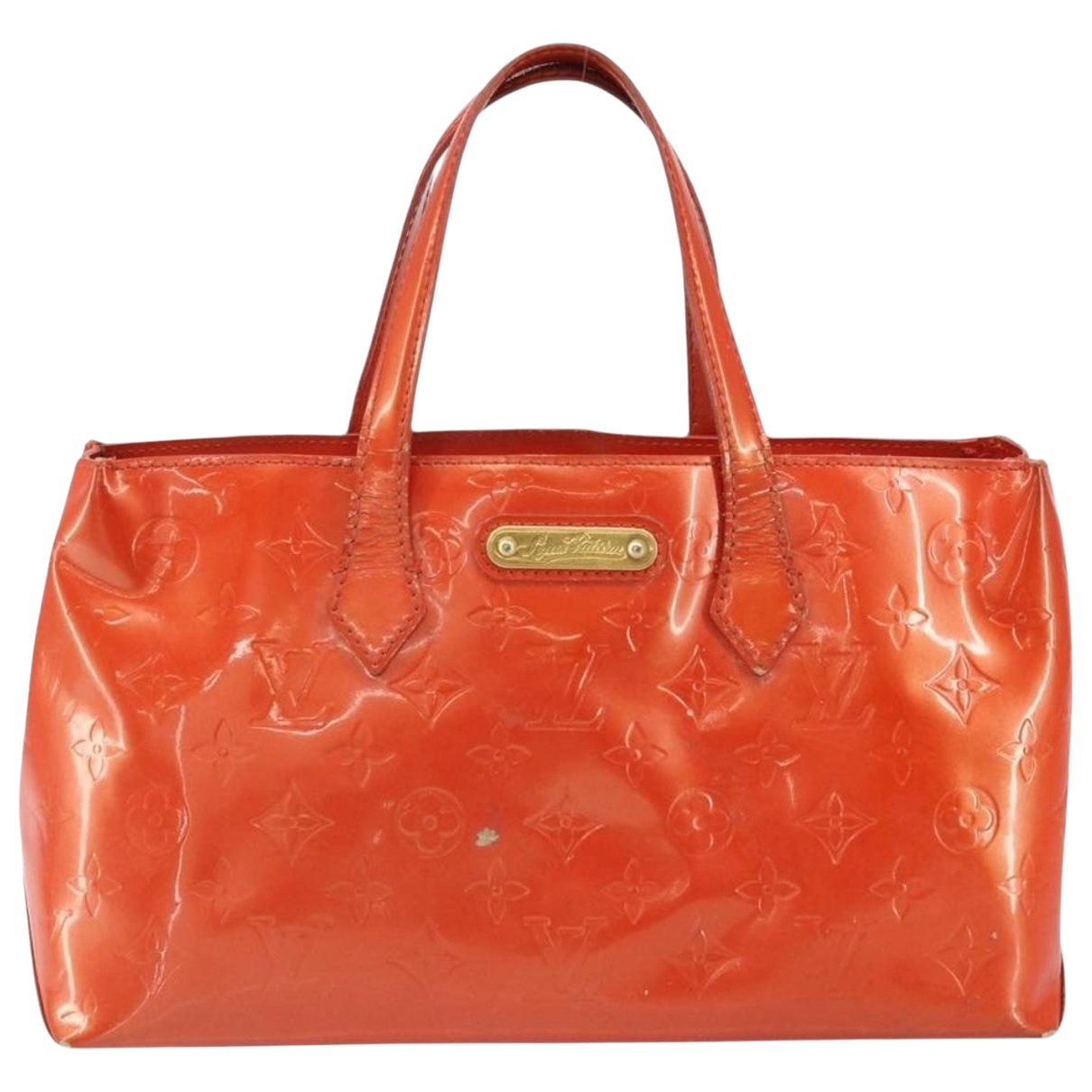 Wilshire patent leather handbag
