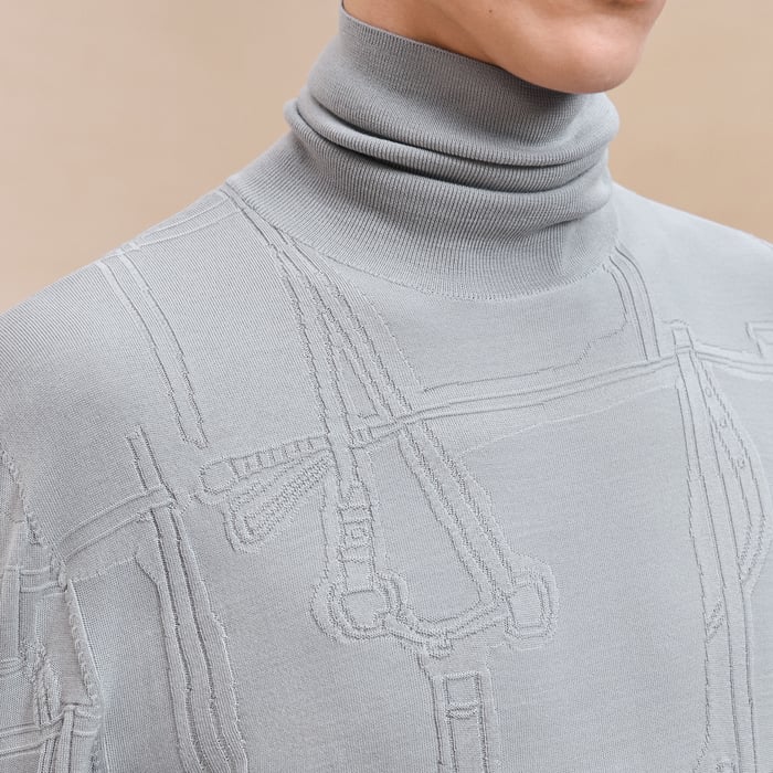Silex "Jeu De Points Harnais" Turtleneck Sweater