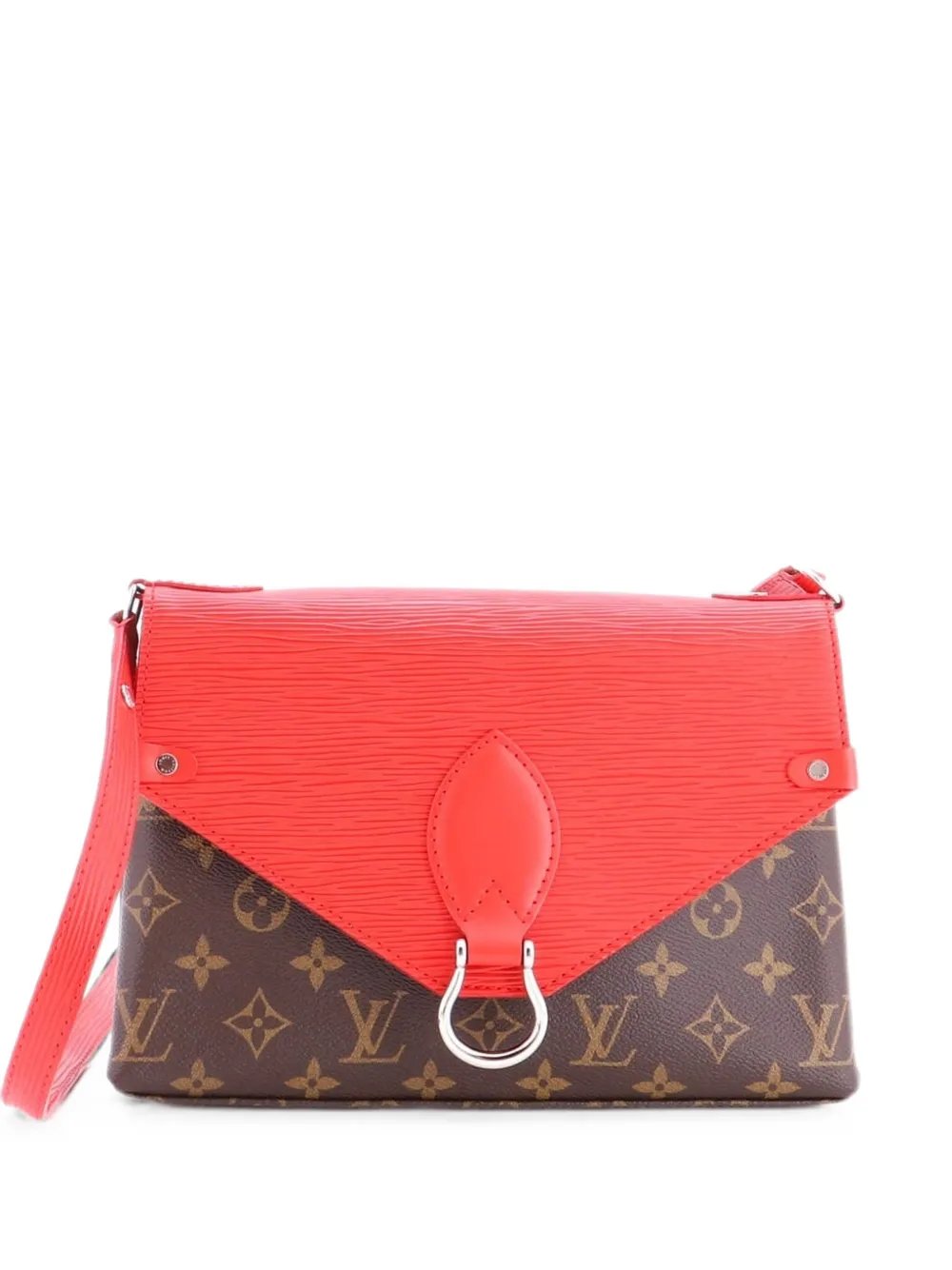 Saint Michel Handbag Monogram Canvas and Epi Leather shoulder bag