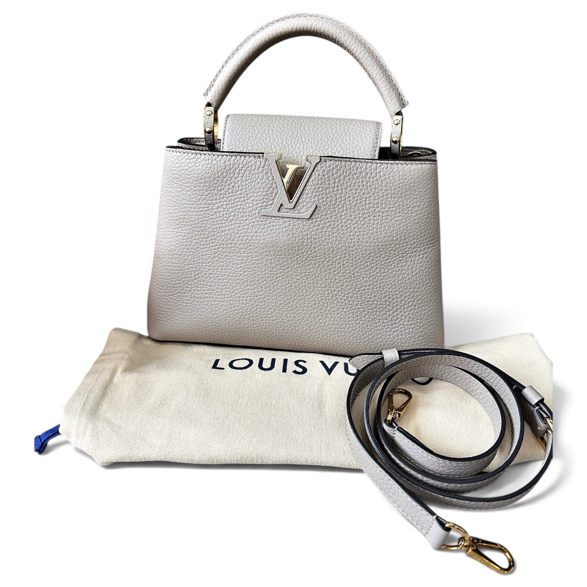 Capucines leather handbag
