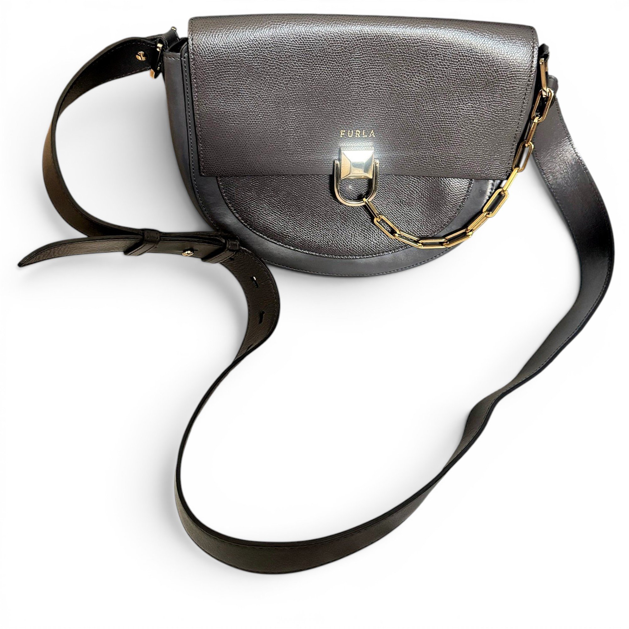 Leather crossbody bag