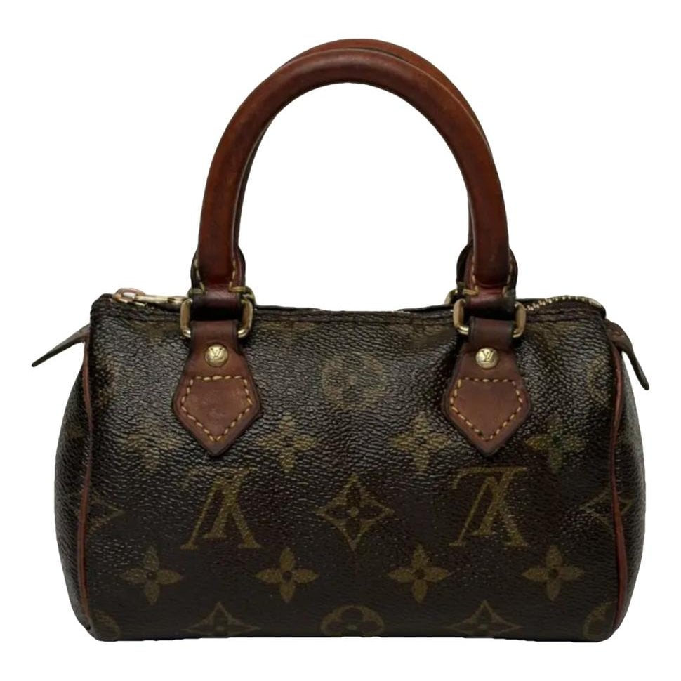 Nano Speedy / Mini HL leather handbag
