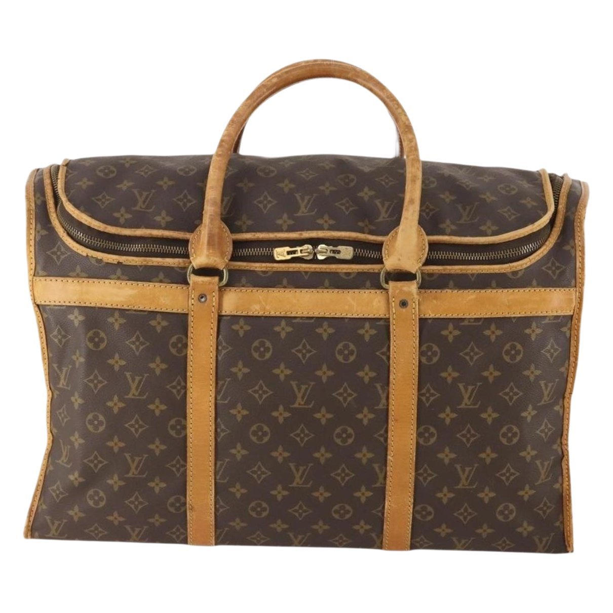 Leather bowling bag