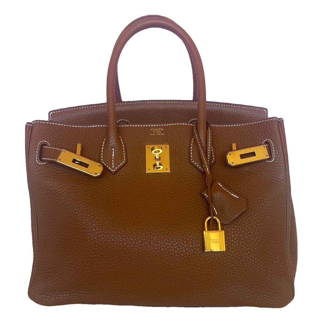 Birkin 30 leather handbag