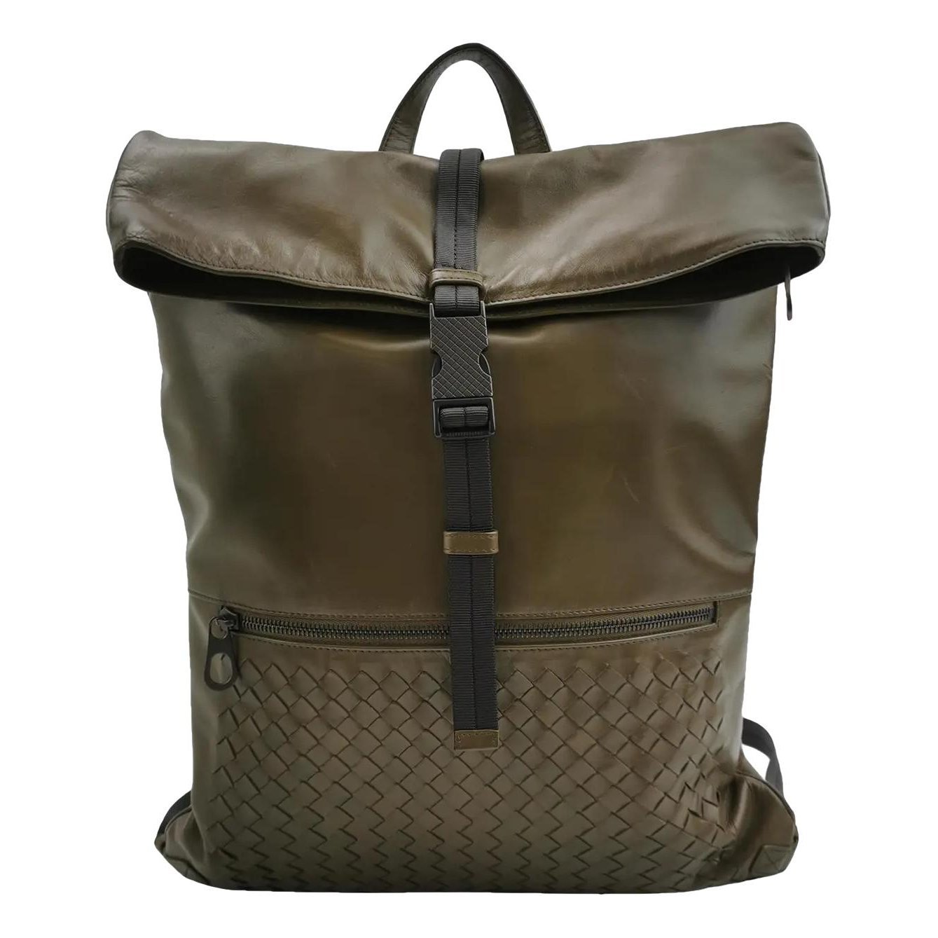 Leather backpack