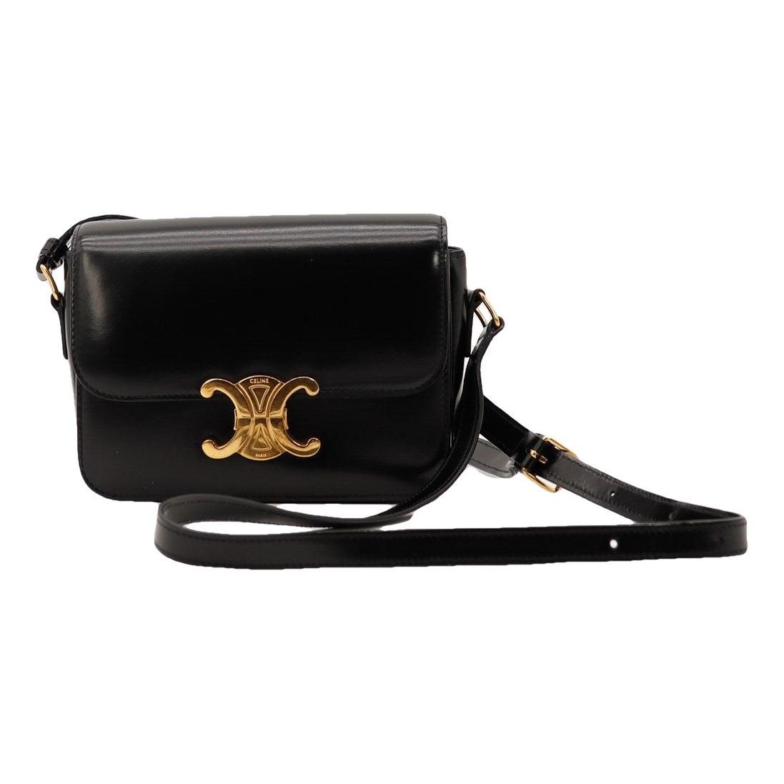Triomphe leather handbag