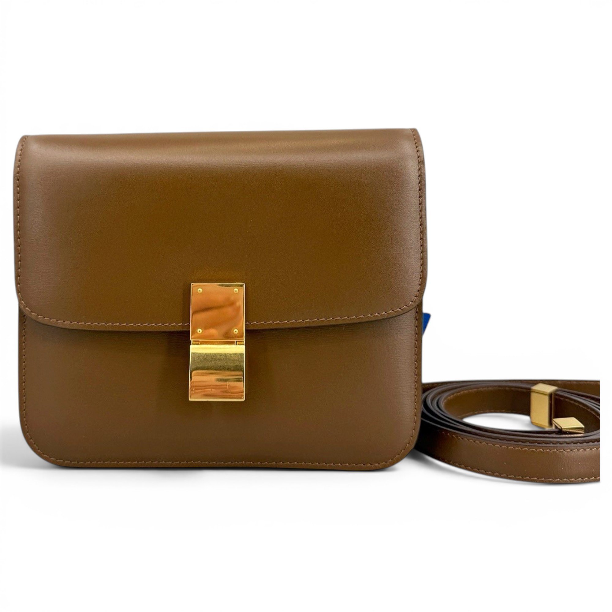 Classic leather crossbody bag