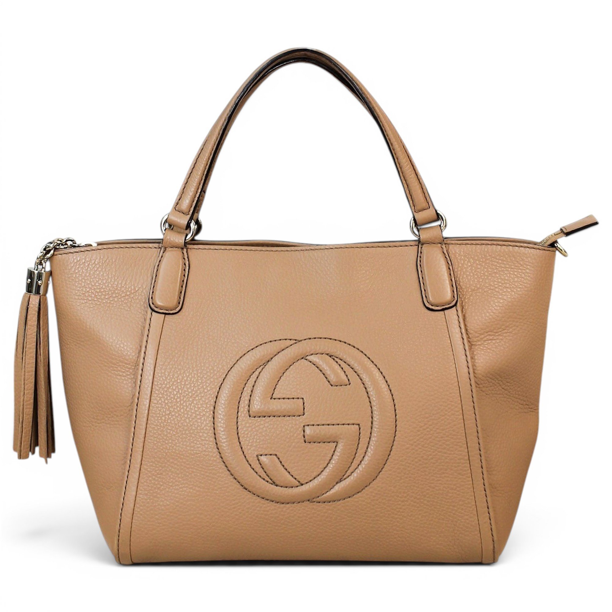 Soho Top Handle leather handbag
