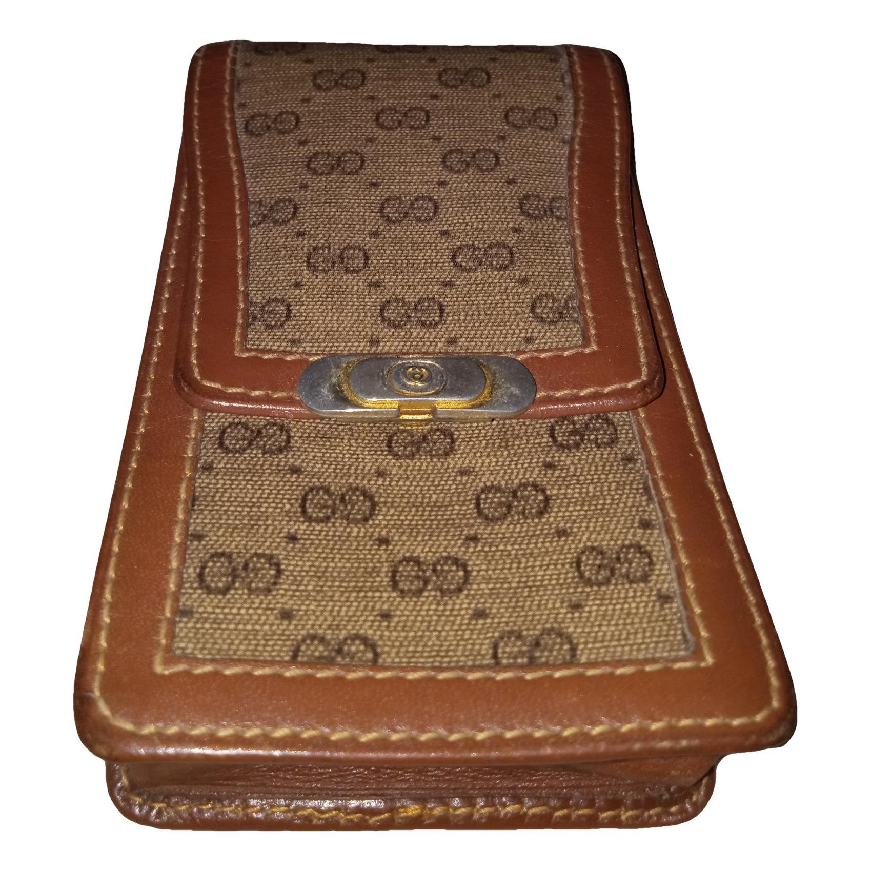 Neo Vintage leather clutch bag