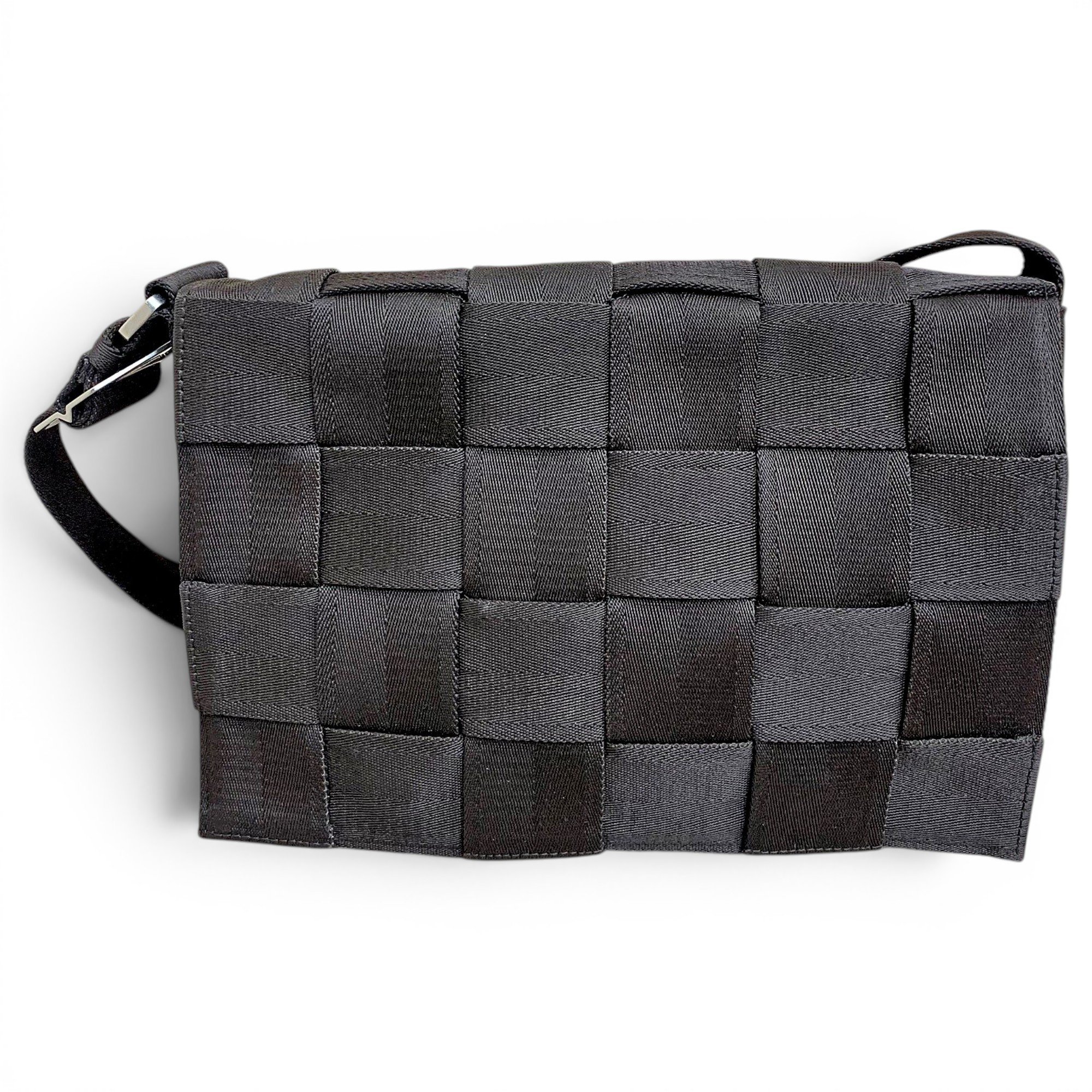 Cassette leather handbag