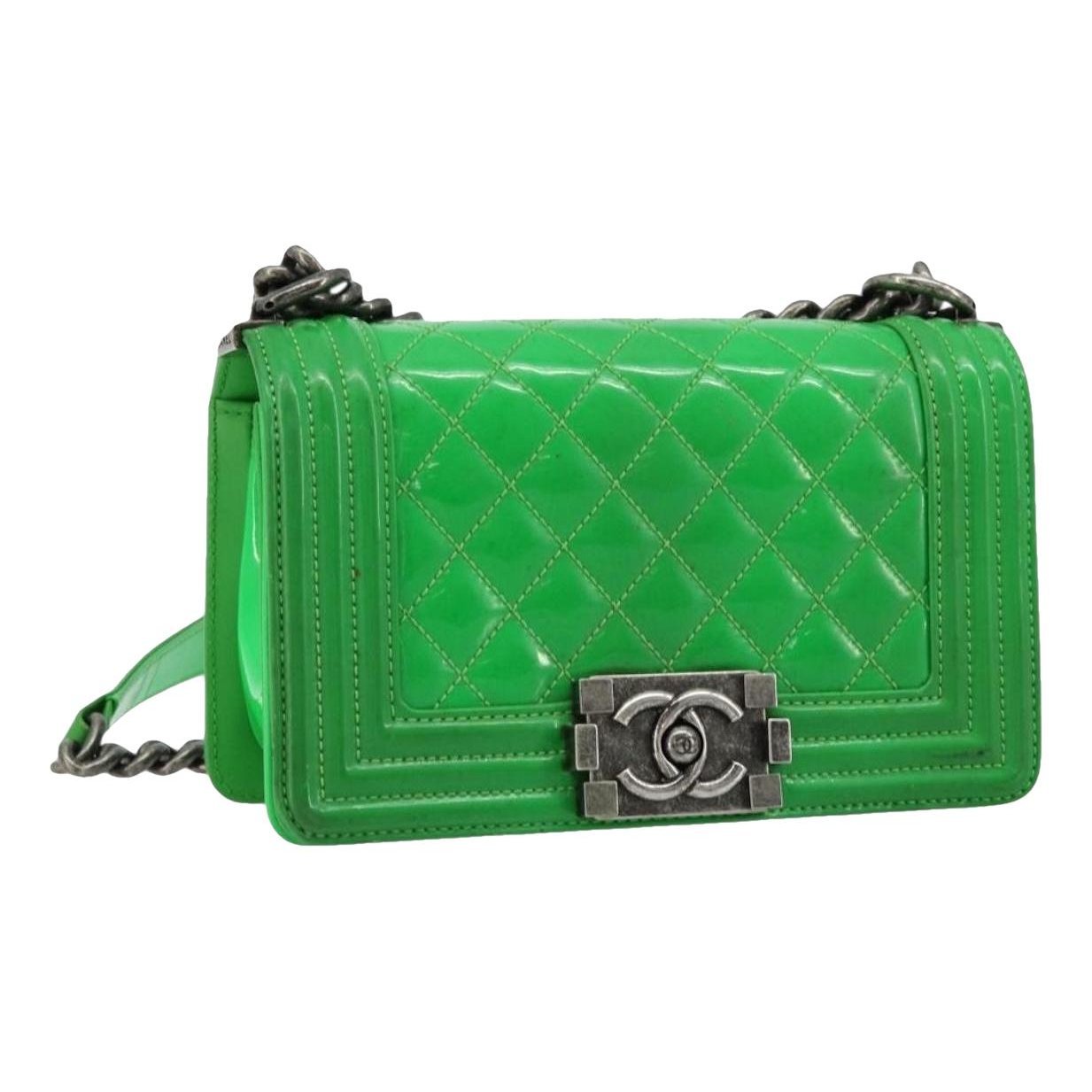 Patent leather handbag