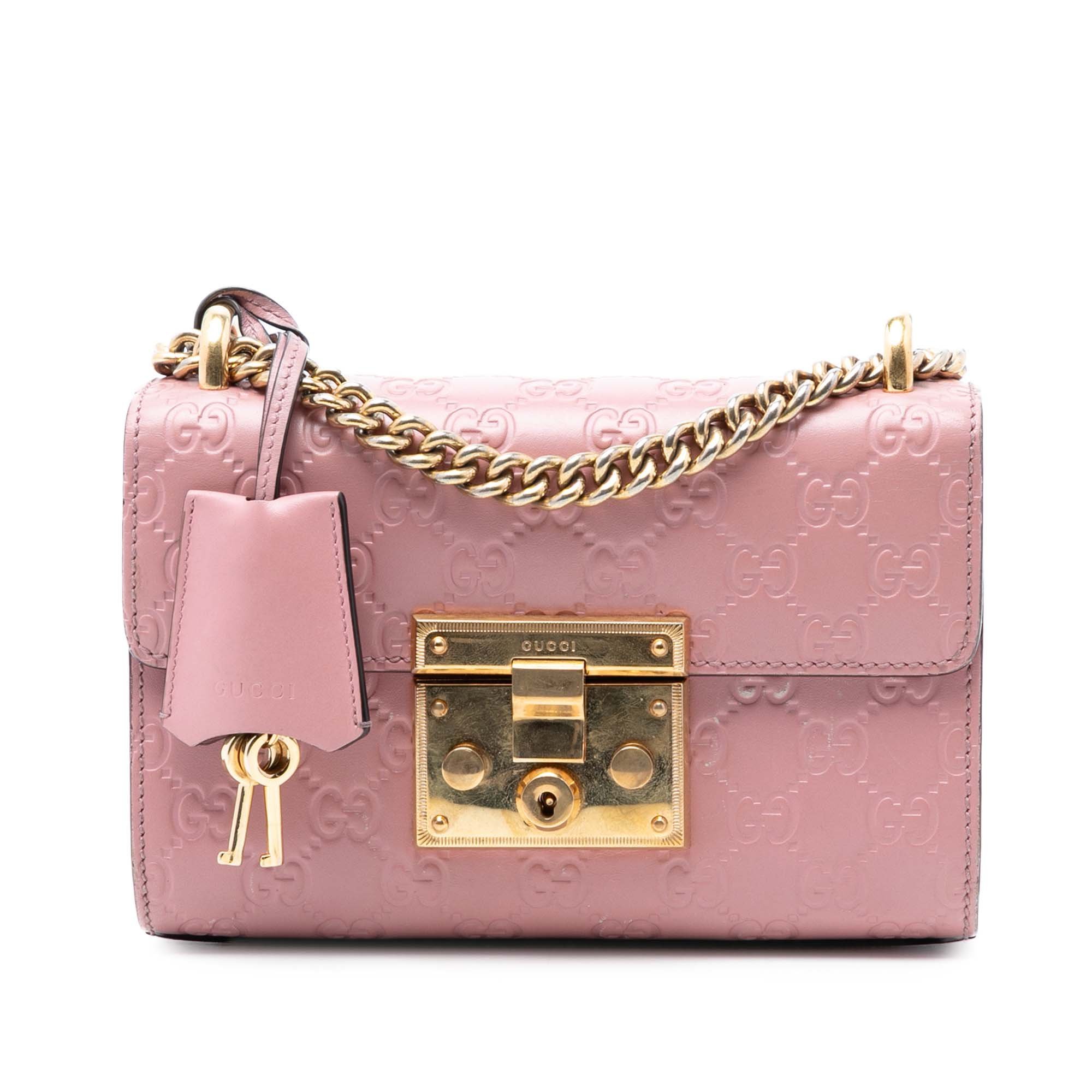 Padlock pony-style calfskin handbag